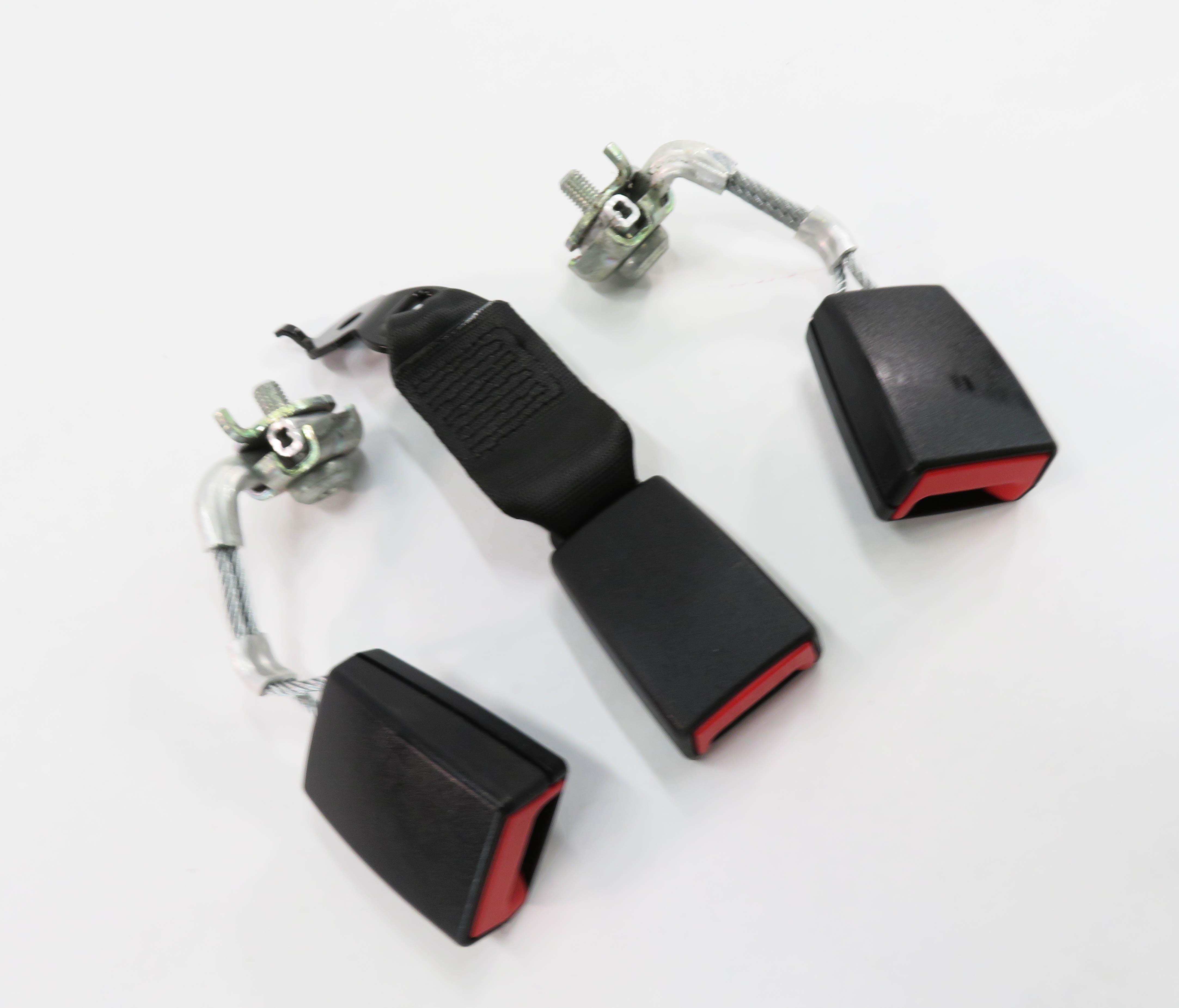 2015 BMW 535i (F10) REAR SEAT - SEATBELT BUCKLE RECEIVER SET-3 (BLACK) — exact item pictured