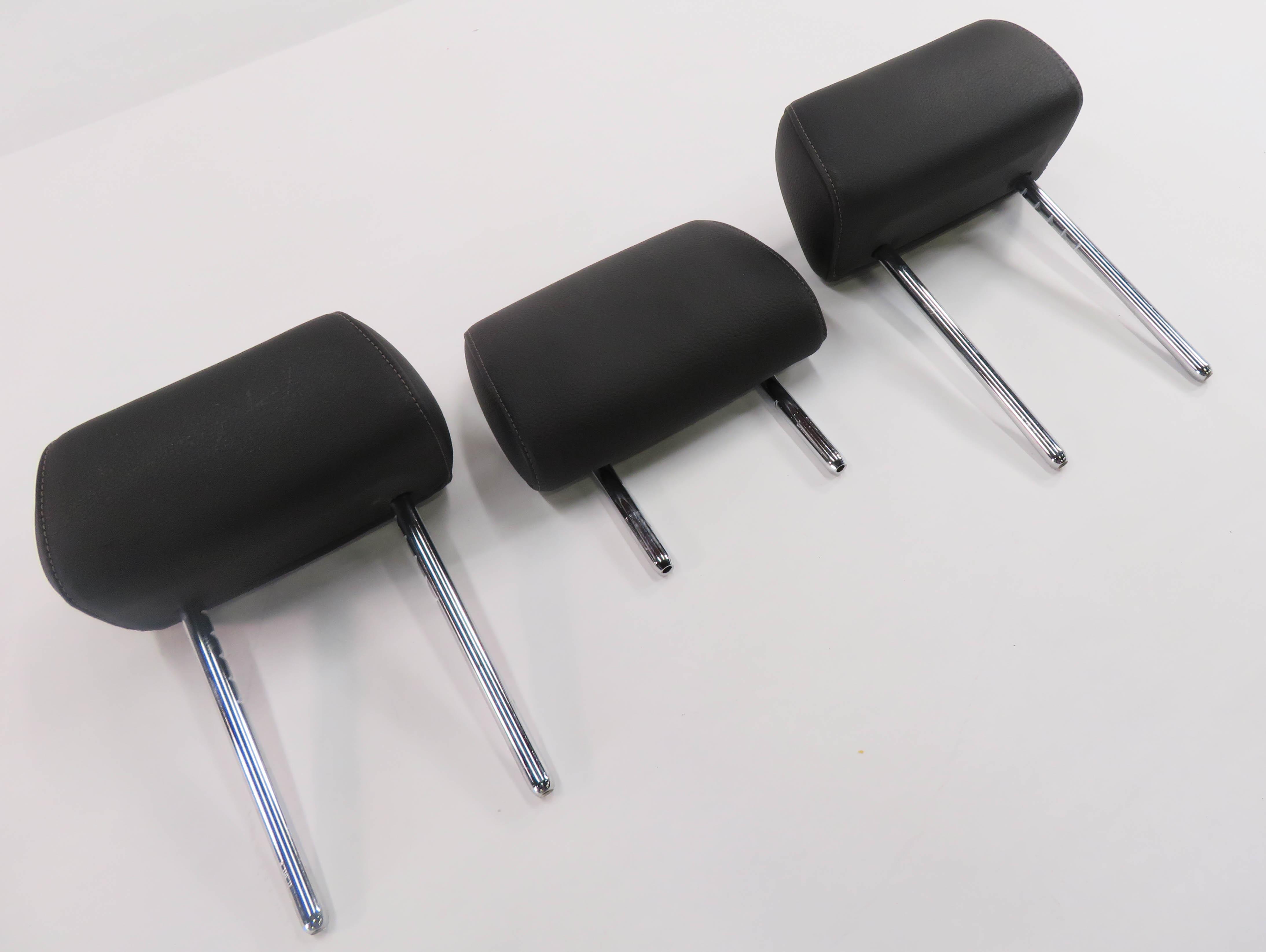 2011 BMW 335i (E90) REAR SEAT HEADREST SET-3 (BLACK LEATHER LCSW) — exact item pictured