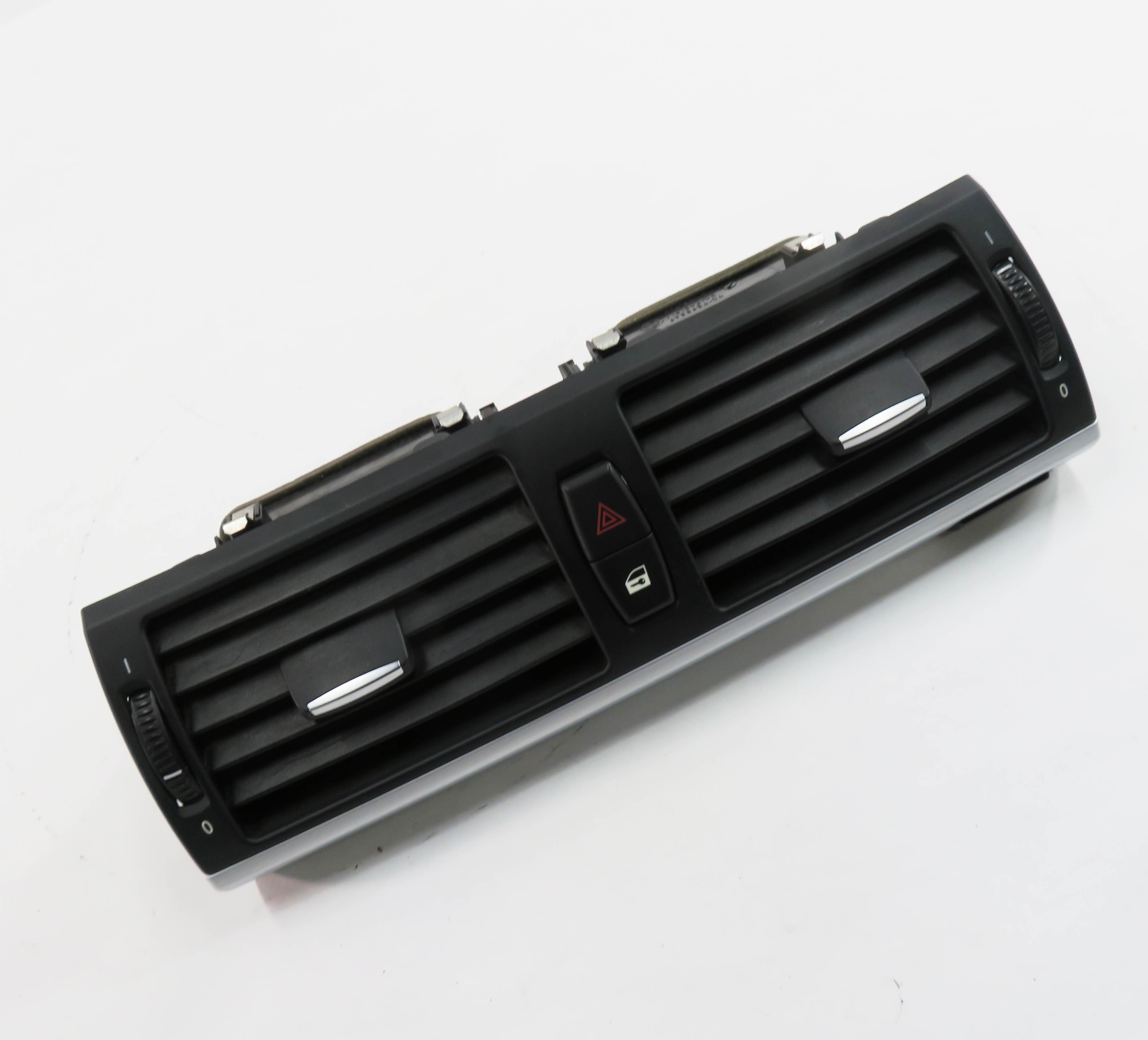 2007 BMW X5 (E70) CENTER DASH HEATER A/C AIR VENT w/ HAZARD & CENTRAL LOCK — exact item pictured