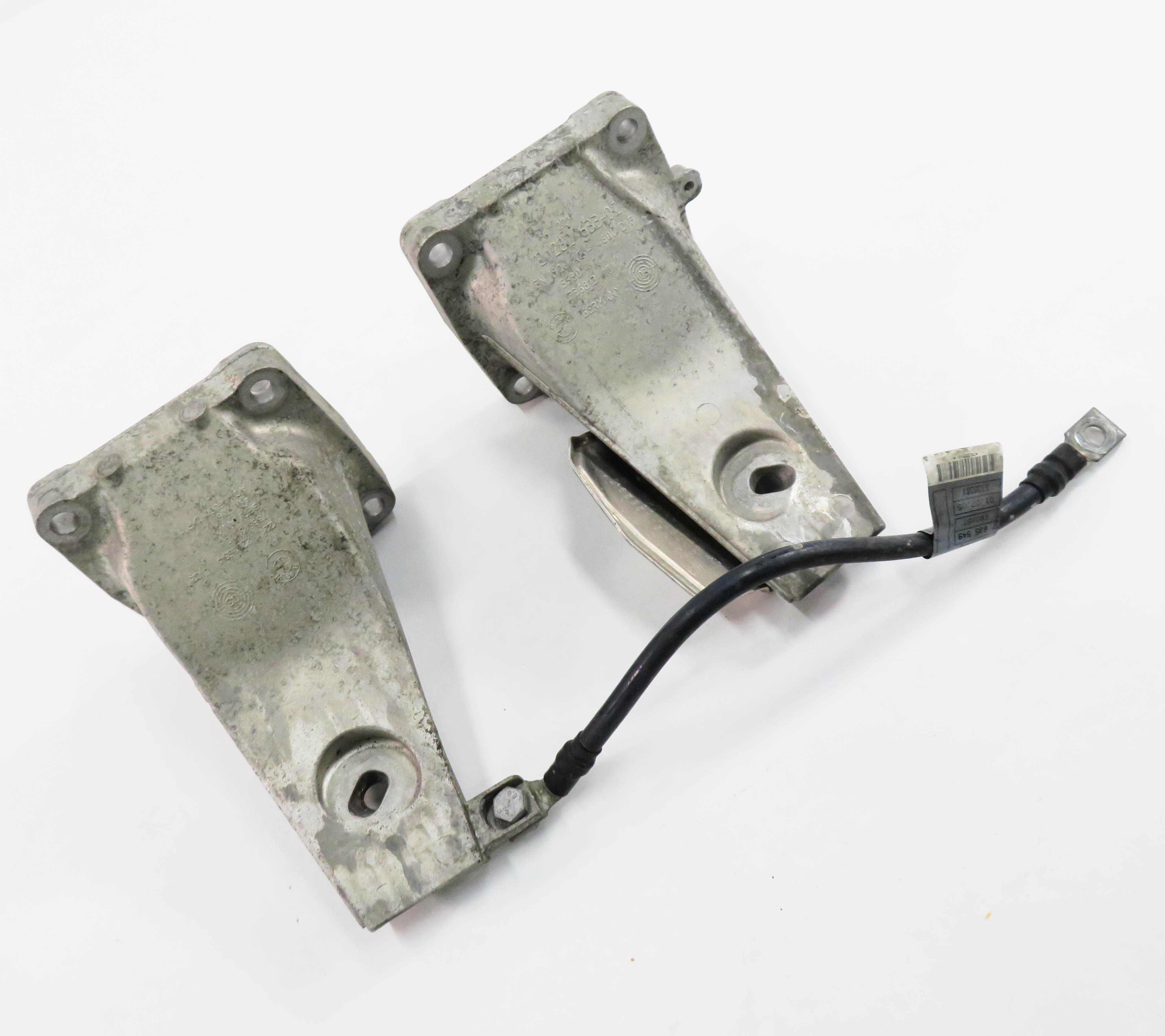 2006 BMW M5 ///M (E60) 5.0L V10 MOTOR - LEFT & RIGHT ENGINE MOUNT BRACKET SET-2 — exact item pictured