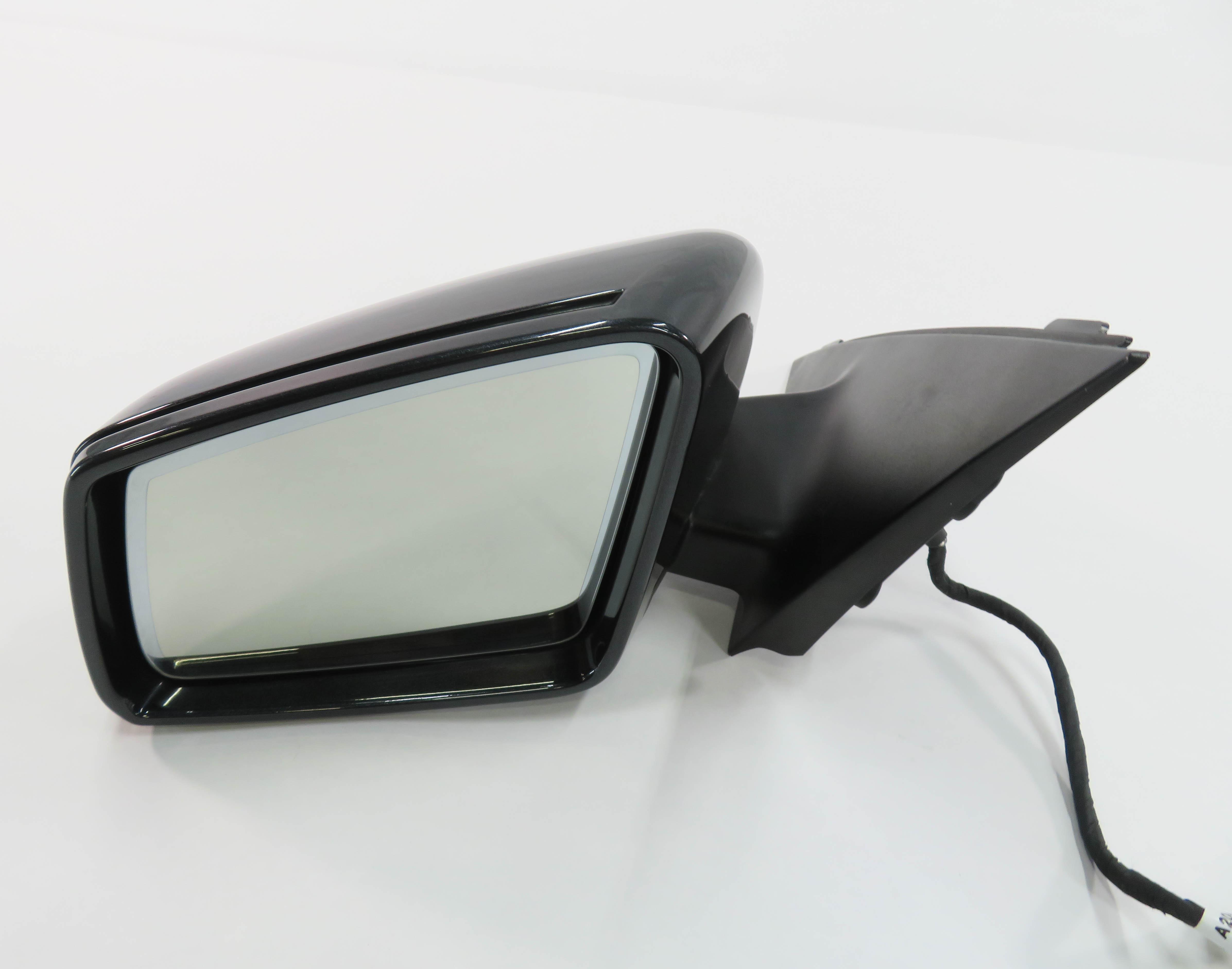 12-15 MERCEDES C250 C350 C63 (W204) LEFT - HEAT MEM DIM DOOR MIRROR (BLACK 183U) — exact item pictured