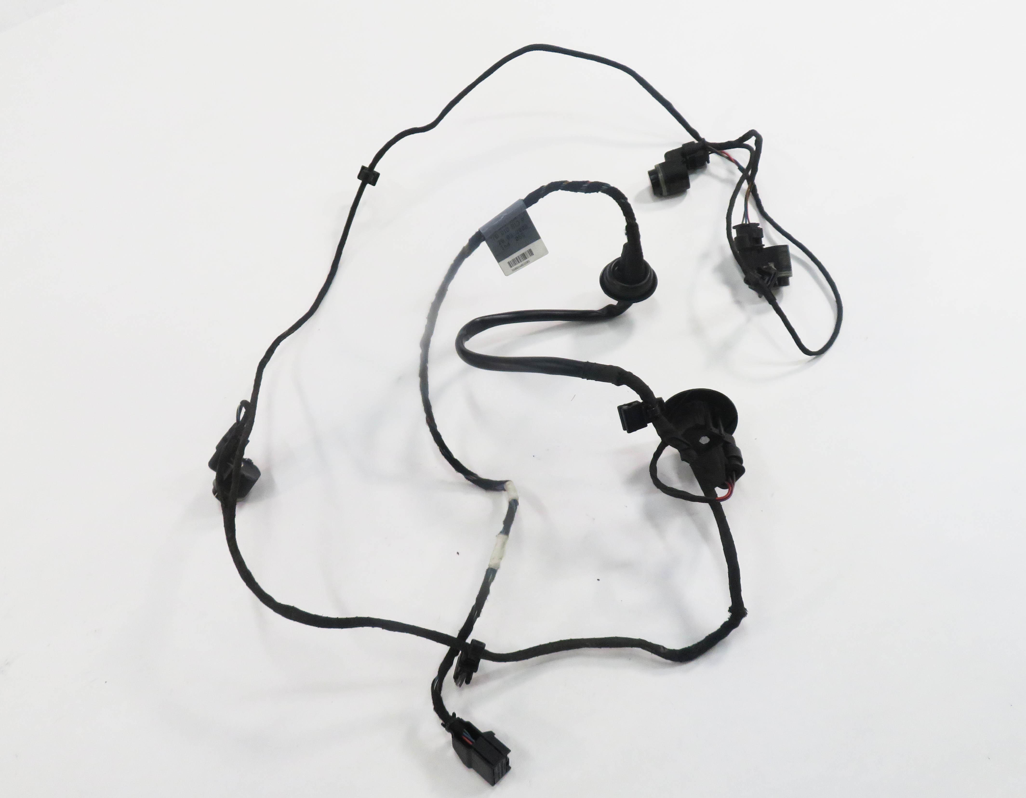 2010 AUDI A4 (B8 8K) REAR PDC PARK DISTANCE SENSOR SET w/ HARNESS (METEOR GRAY) — exact item pictured