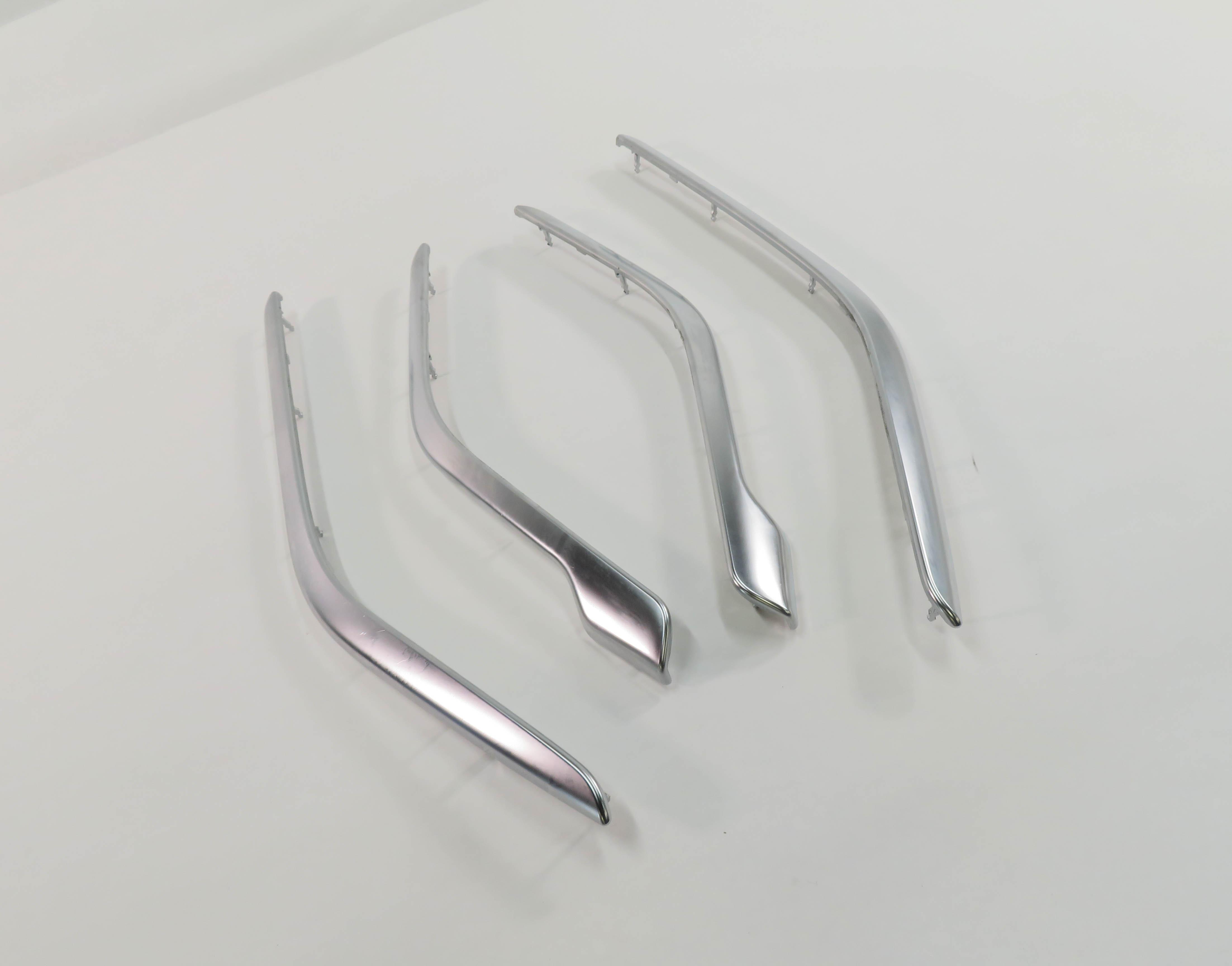 2014 MERCEDES BENZ CLA250 (C117) FRONT & REAR DOOR PANEL TRIM STRIP SET (SILVER) — exact item pictured