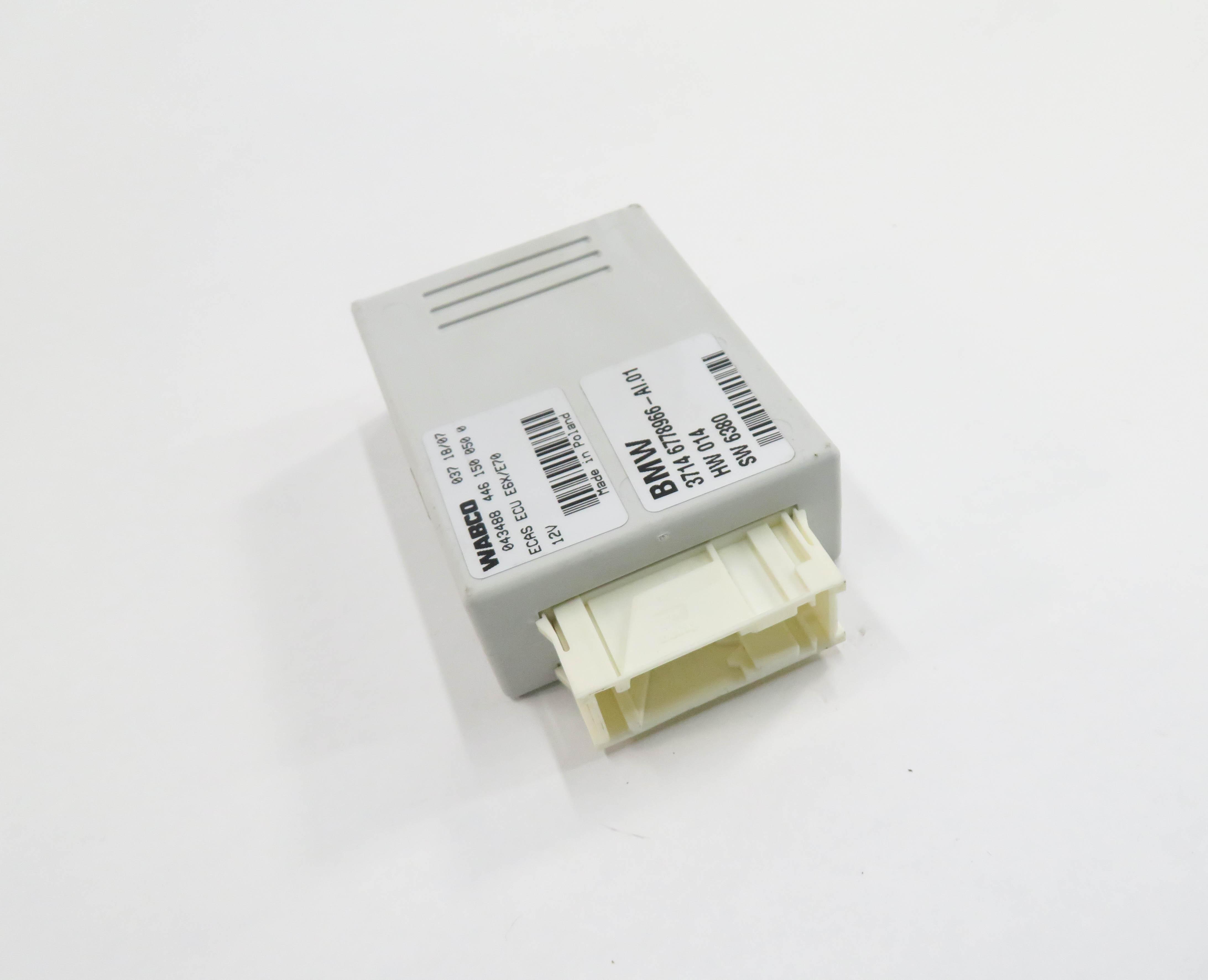 2007-2014 BMW X5 X5M X6 X6M (E70 / E71) AIR SUSPENSION CONTROL MODULE COMPUTER — exact item pictured