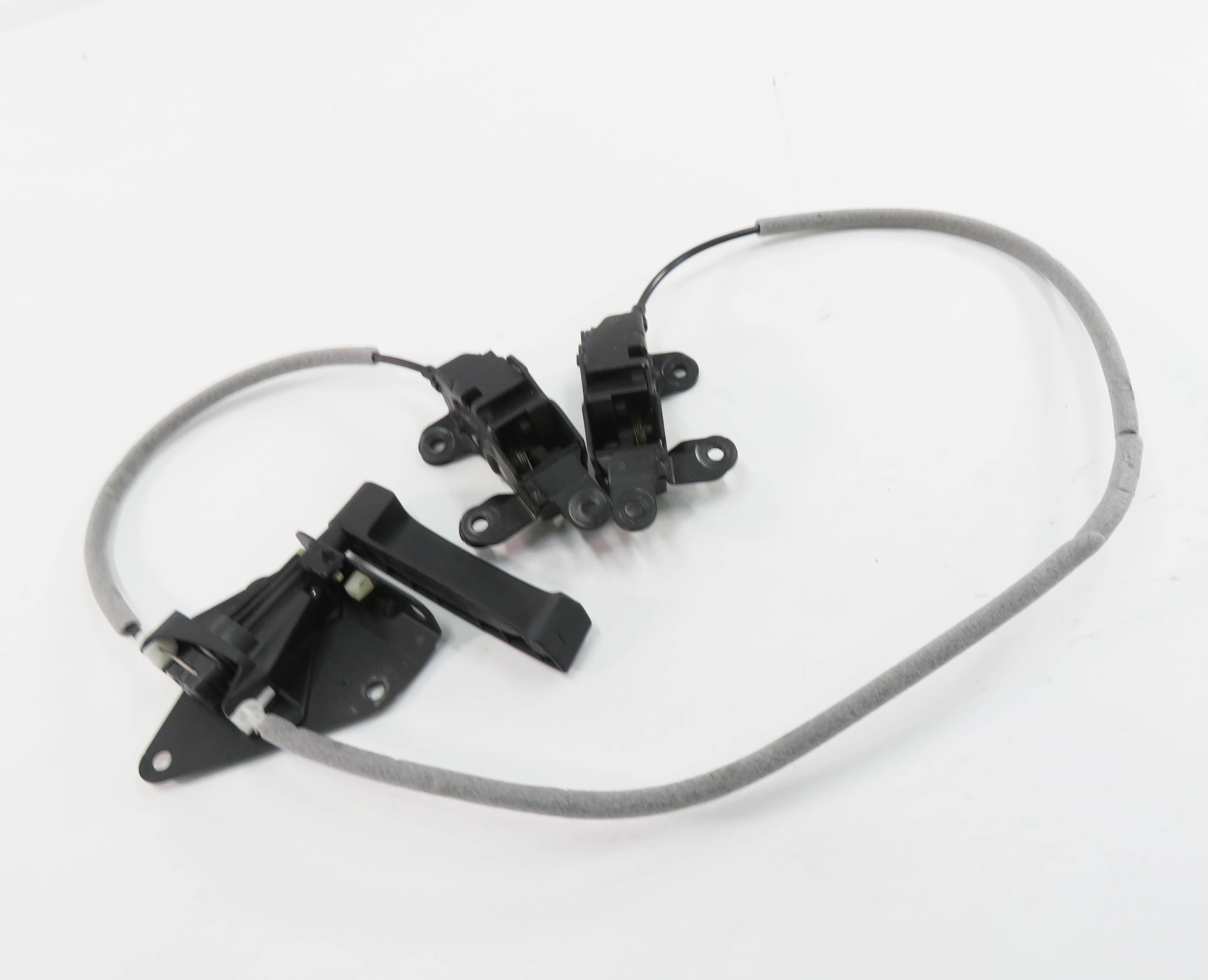 2007 BMW X5 (E70) REAR TRUNK TAILGATE RELEASE LATCH SET w/ CABLE — exact item pictured