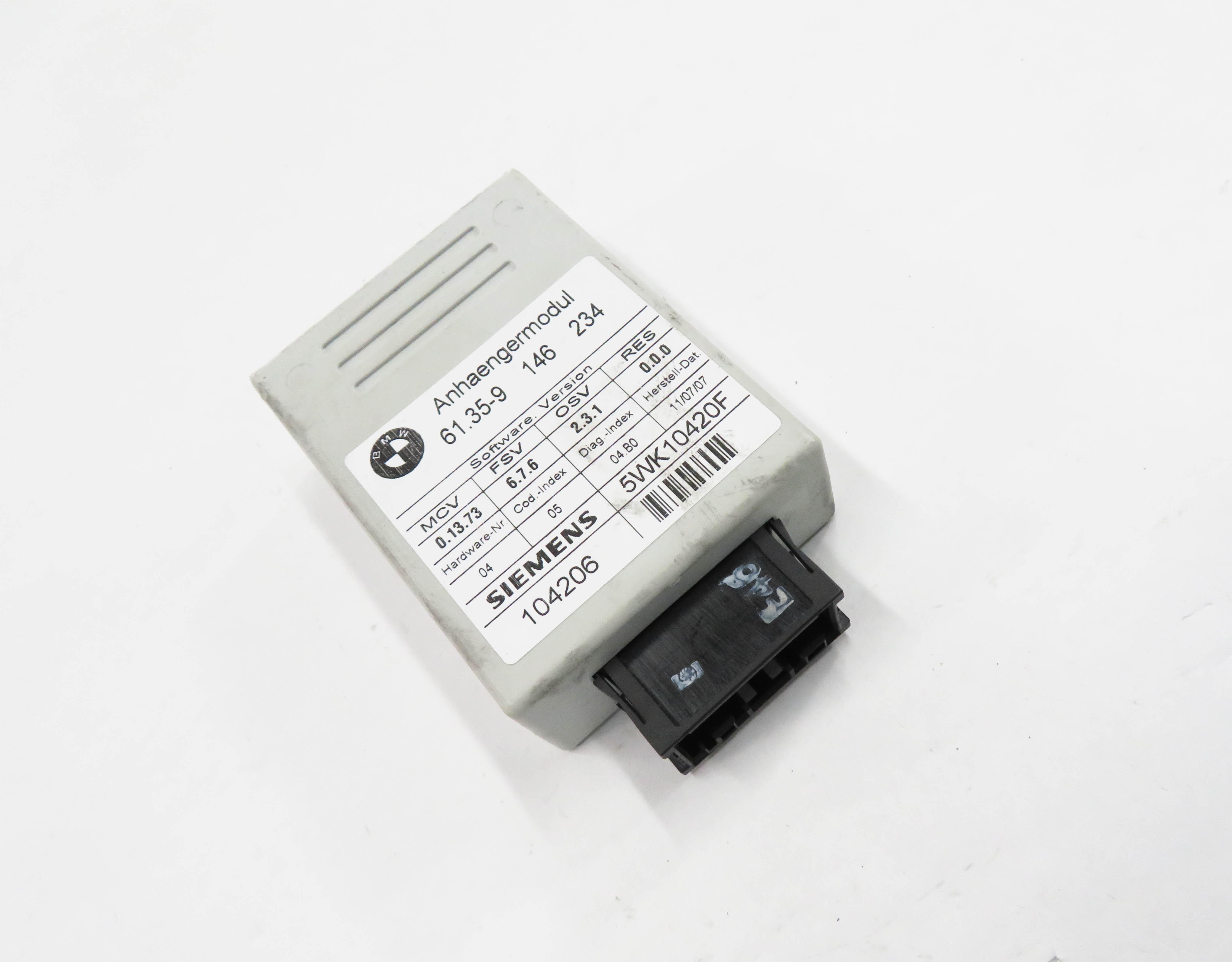 2007-2009 BMW 128i 135i 328i 335i 525i 535i 550i 750i M5 X5 X6 TOW TOWING MODULE — exact item pictured