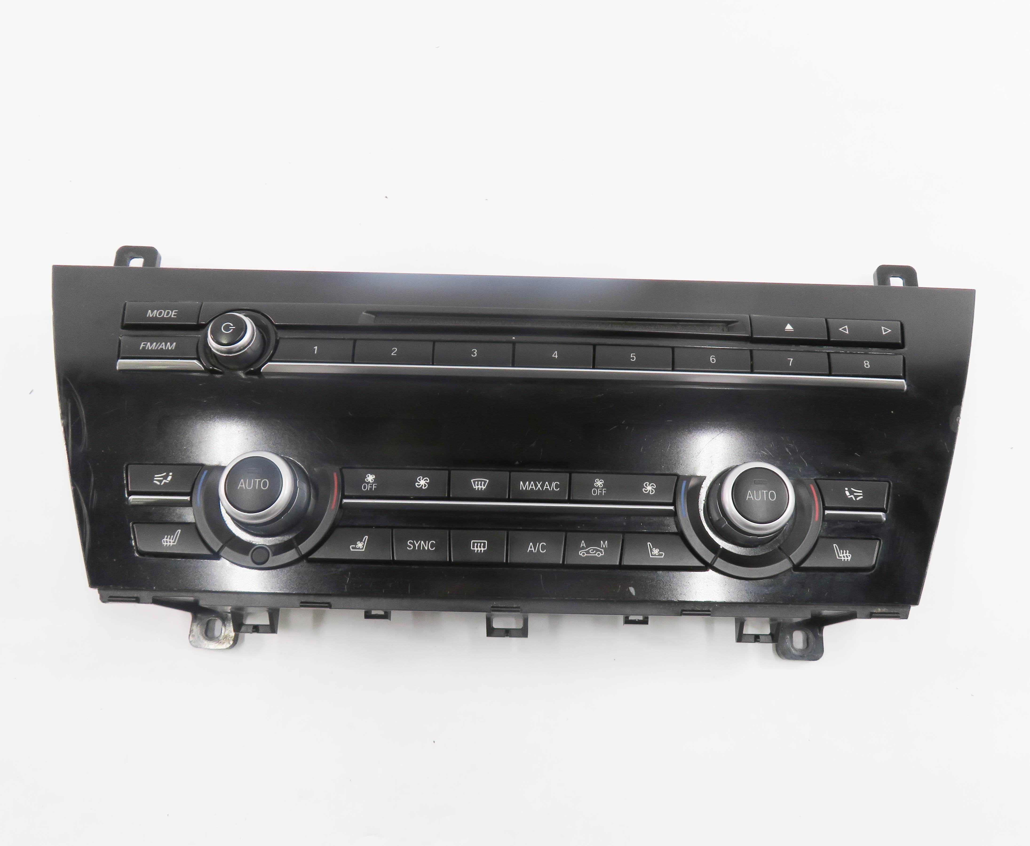 12-19 BMW 640i 650i M6 ///M (F06 F12 F13) FRONT HEATER A/C TEMPERATURE CONTROL — exact item pictured