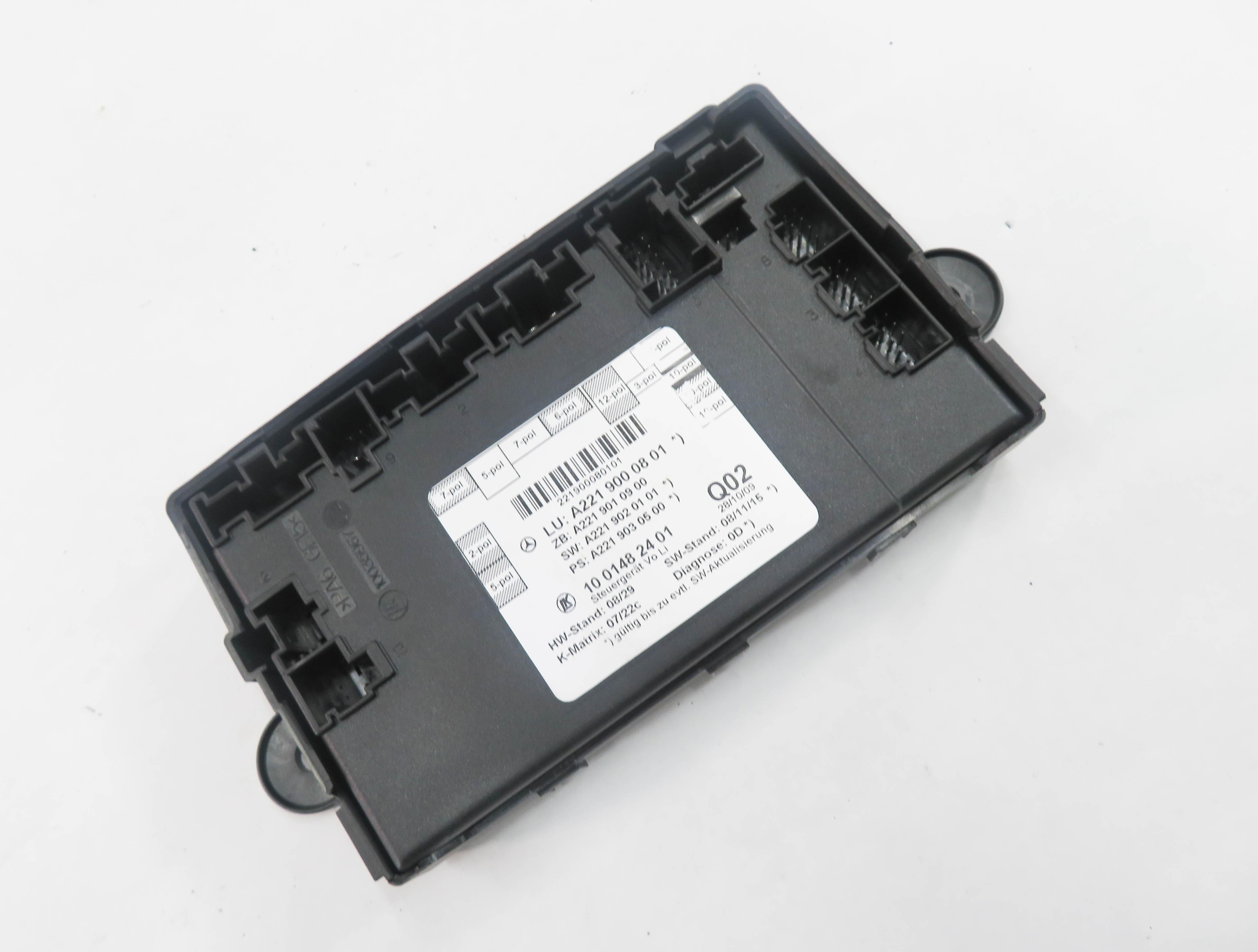 2010 MERCEDES S400 (W221) LEFT FRONT DRIVER DOOR CONTROL MODULE — exact item pictured
