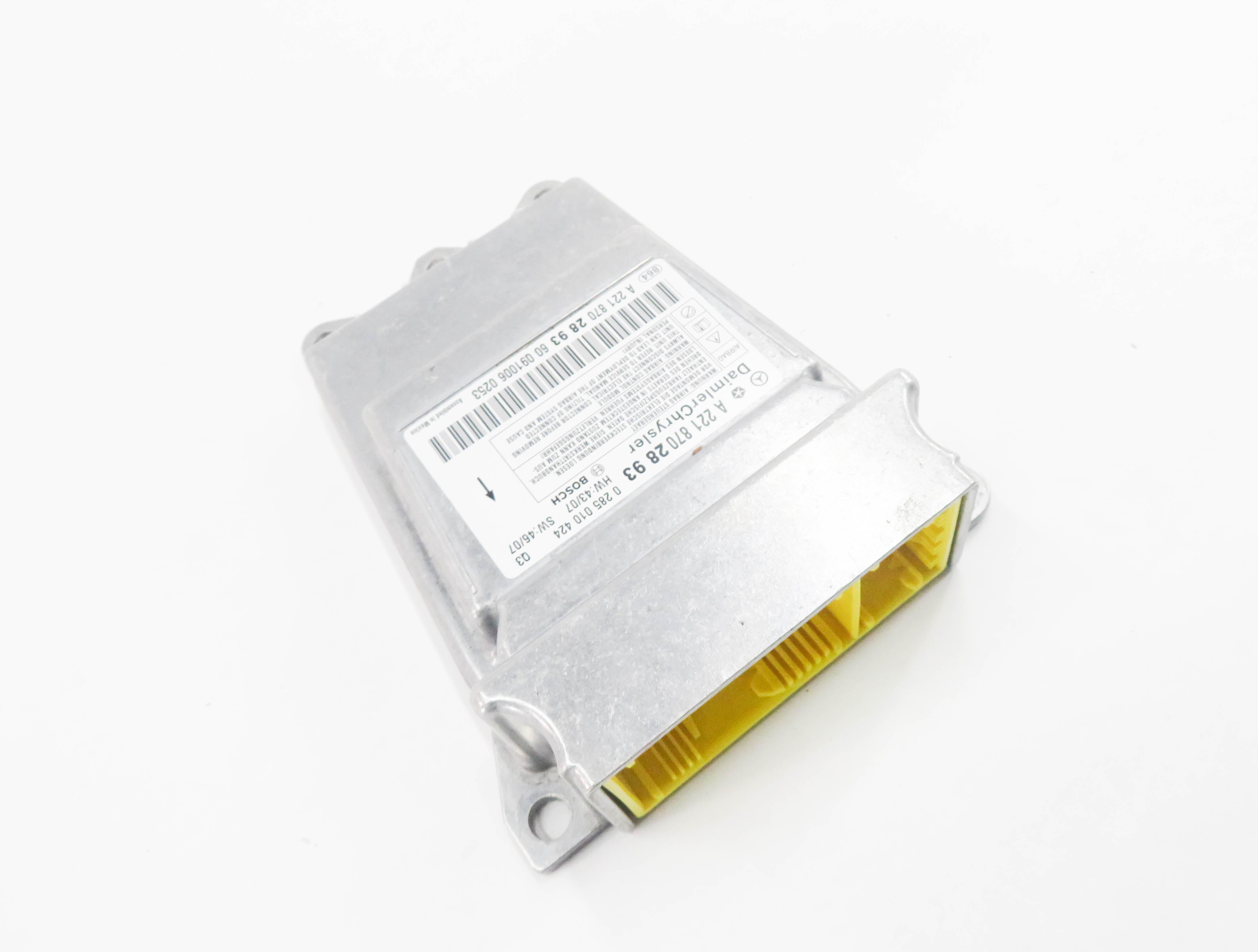 2010-2013 MERCEDES BENZ S400 (W221) HYBRID MAIN PRIMARY SRS BAG CONTROL MODULE — exact item pictured