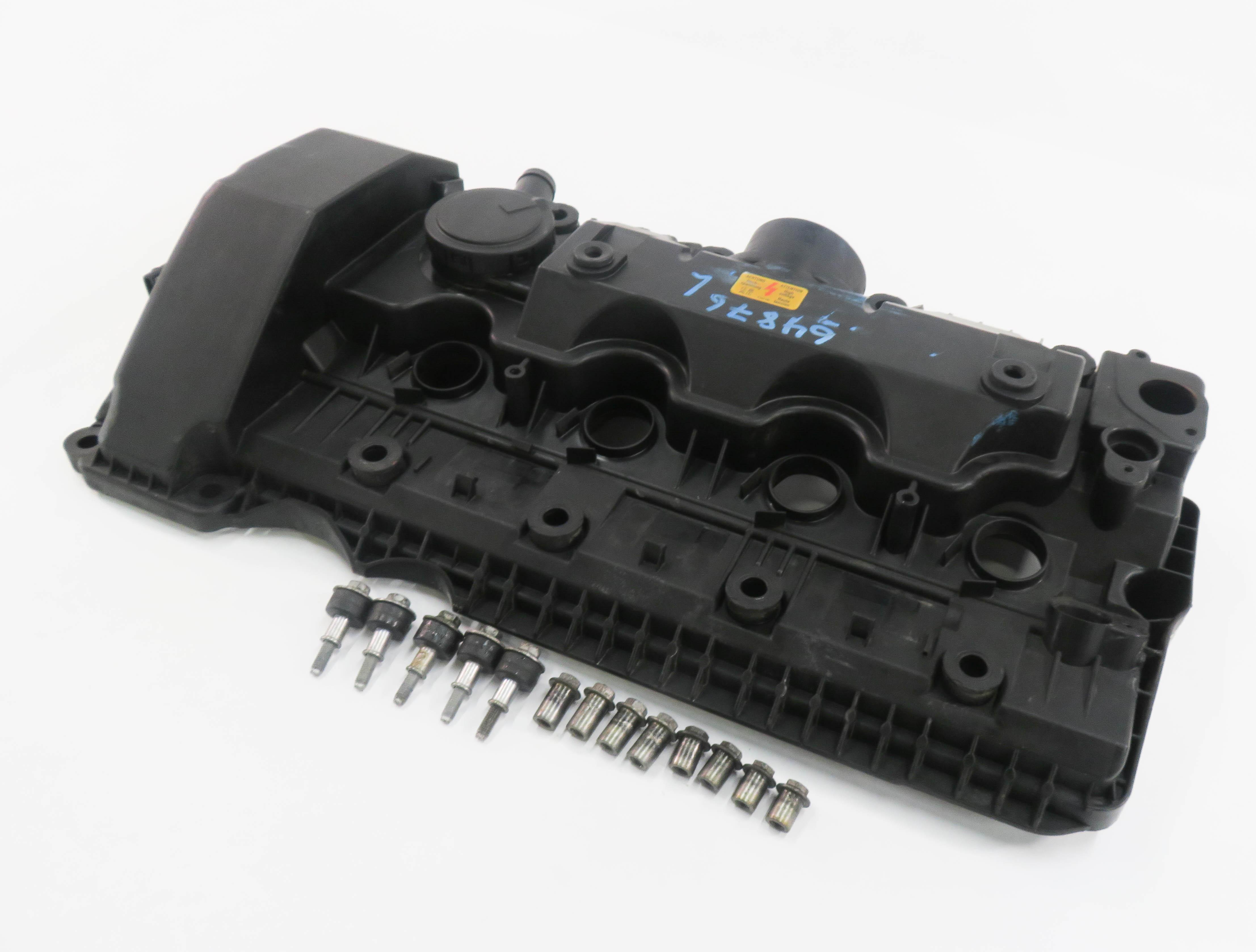 02-10 BMW 545i 550i 645i 745i 750i X5 (E53 E60 E63 E65 E66) V8 LEFT VALVE COVER — exact item pictured