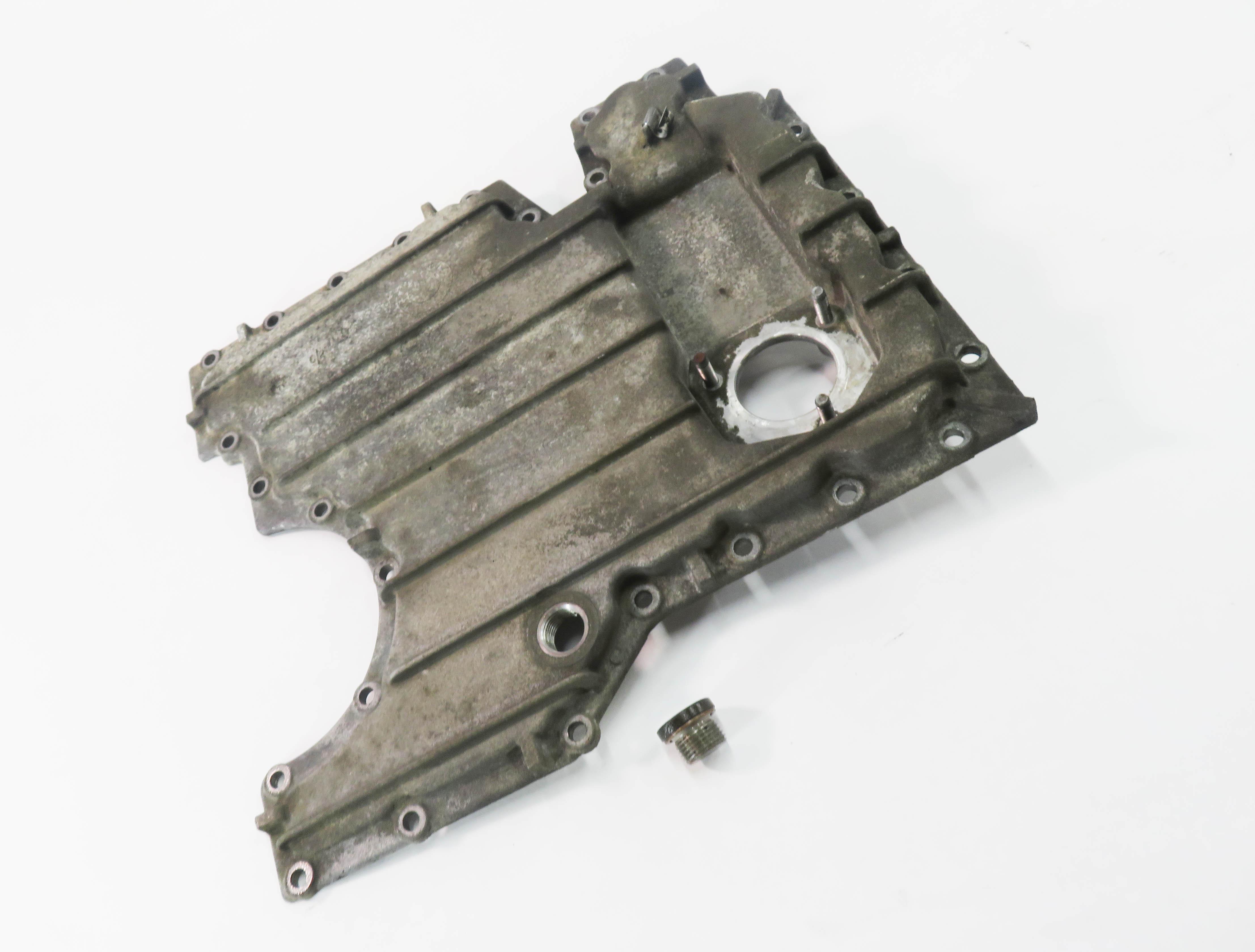 2007-2010 BMW X5 (E70) 4.8L N62 V8 ENGINE - LOWER MOTOR OIL FLUID PAN SUMP LID — exact item pictured