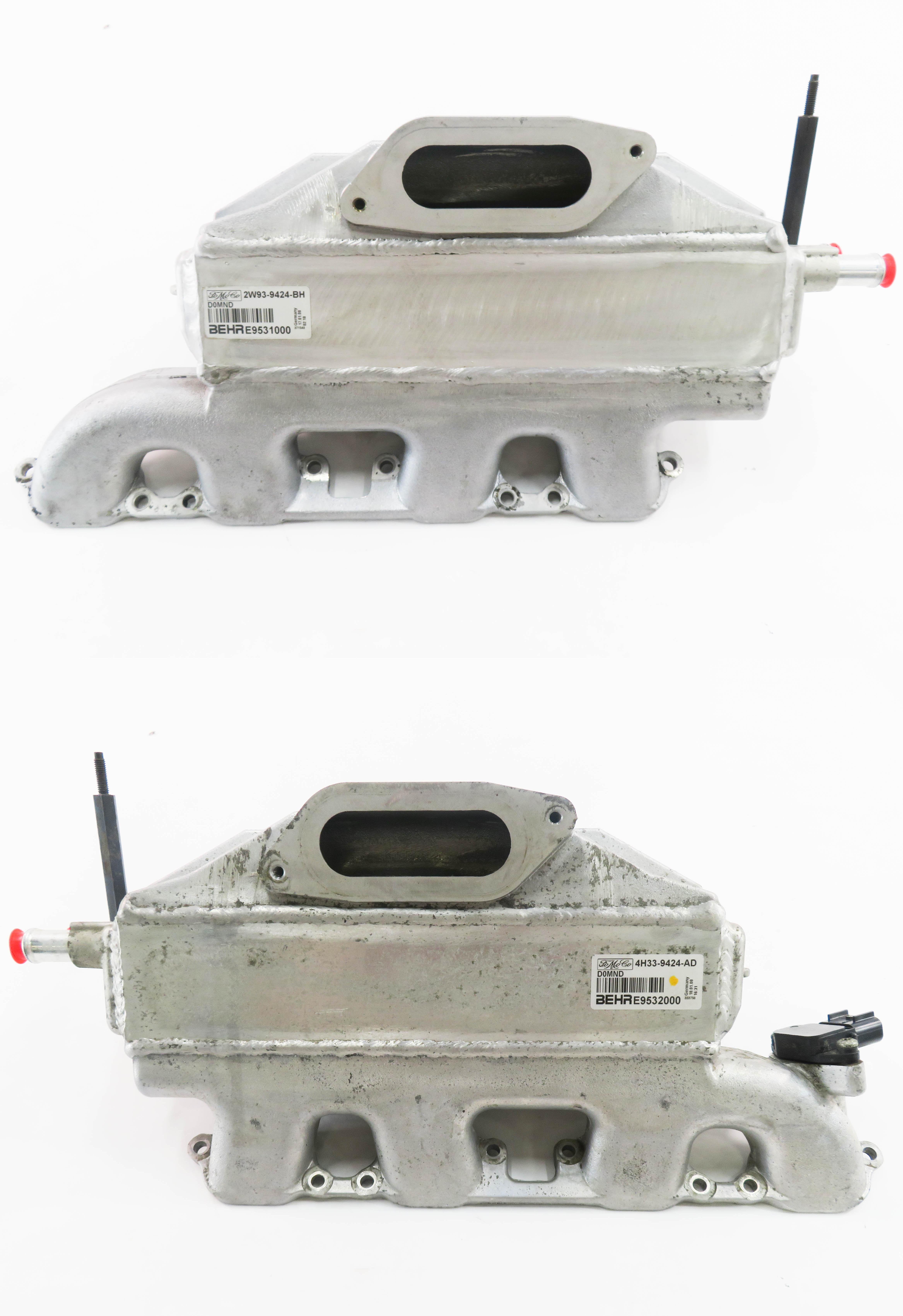06-09 RANGE ROVER SPORT (L320 L322) 4.2L SC INTAKE MANIFOLD INTERCOOLER SET-2 — exact item pictured