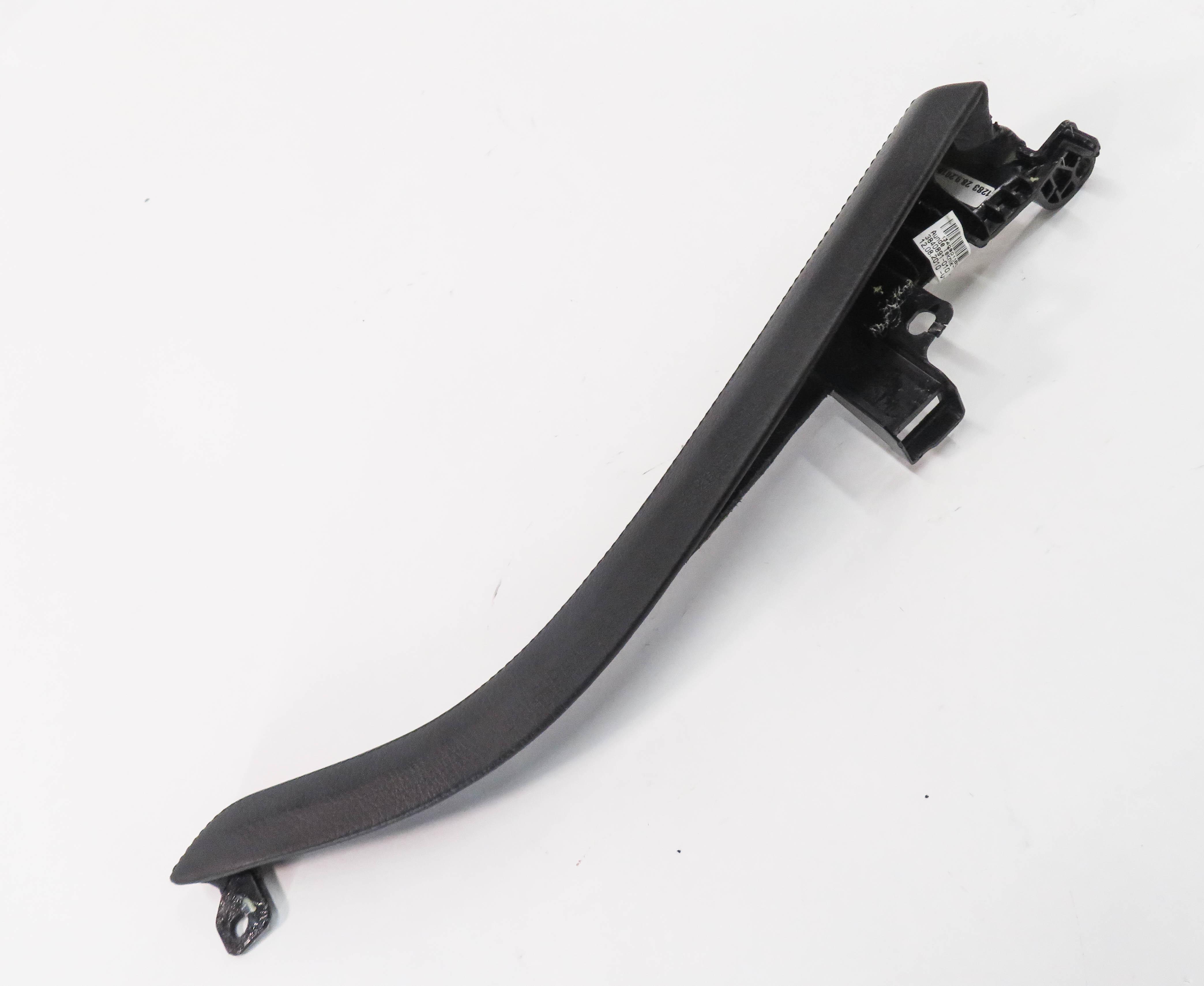 2011 BMW 550i (F10) FRONT CENTER CONSOLE EDGE TRIM (BLACK LEATHER) — exact item pictured