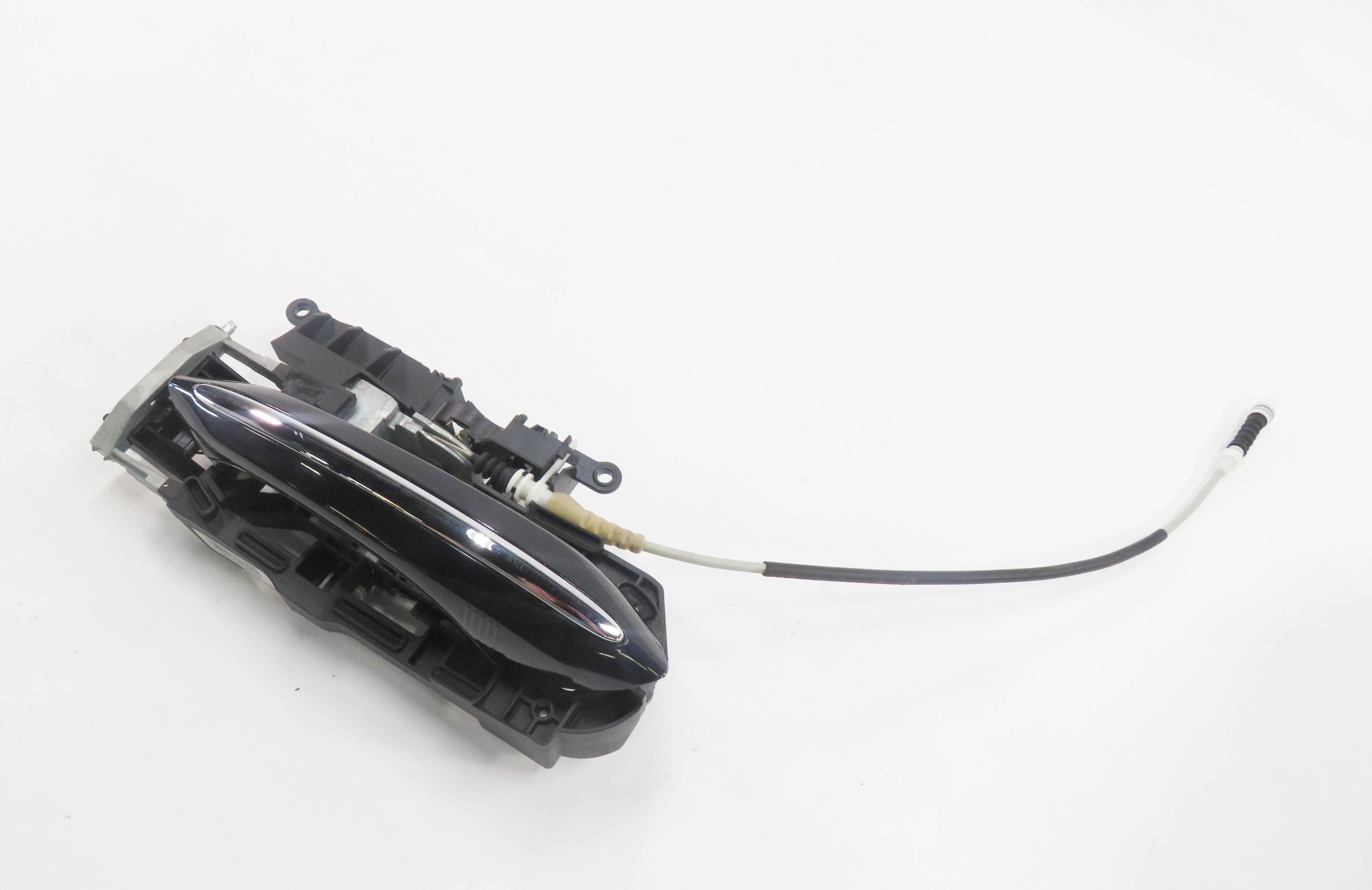 09-18 BMW 528i 535i 550i 740i 750i 760i RIGHT REAR COMFORT DOOR HANDLE (BLACK) — exact item pictured