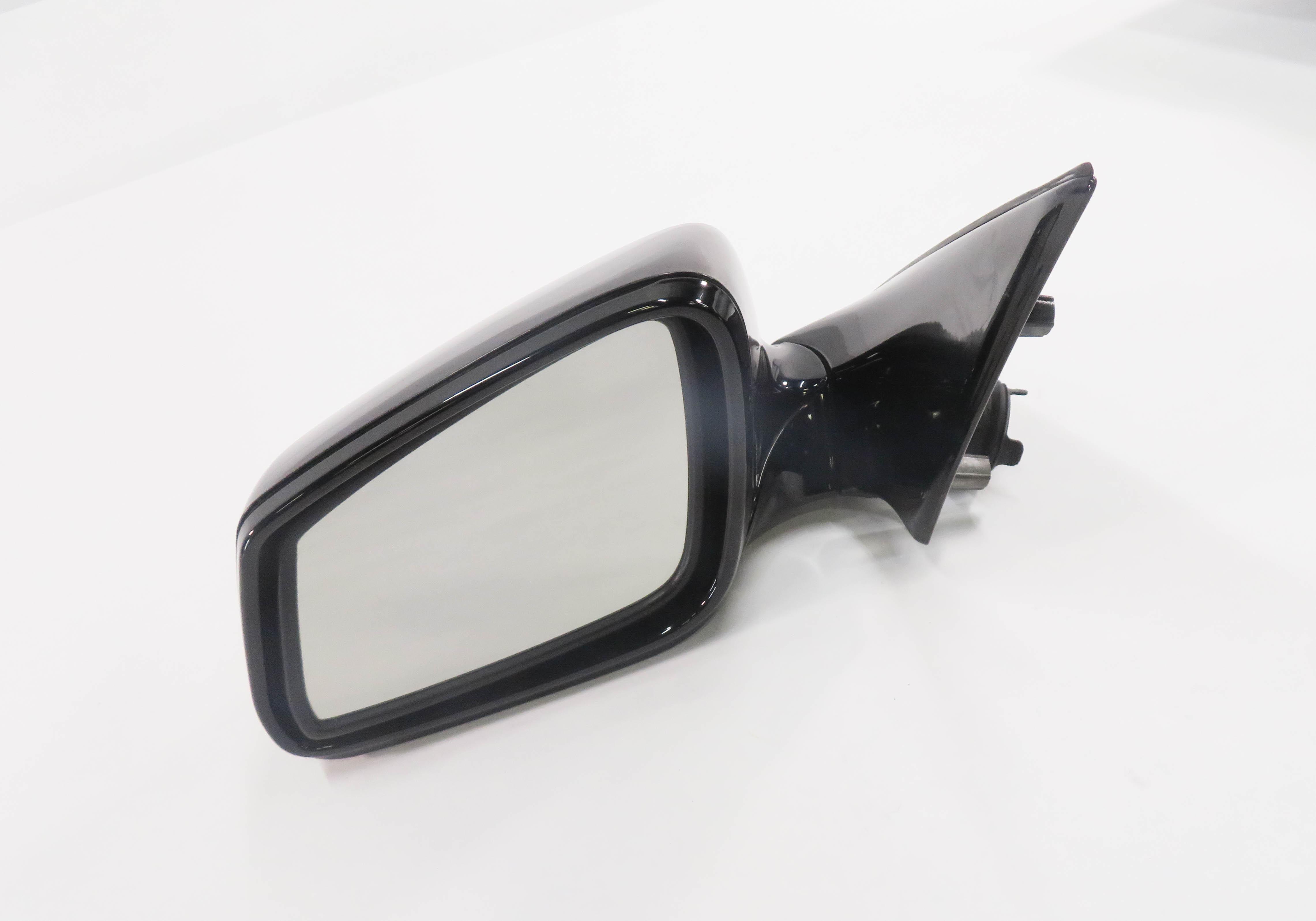 11-12 BMW 528i 535i 550i (F10) LEFT P-FOLD AUTODIM CAMERA DOOR MIRROR (BLACK) — exact item pictured