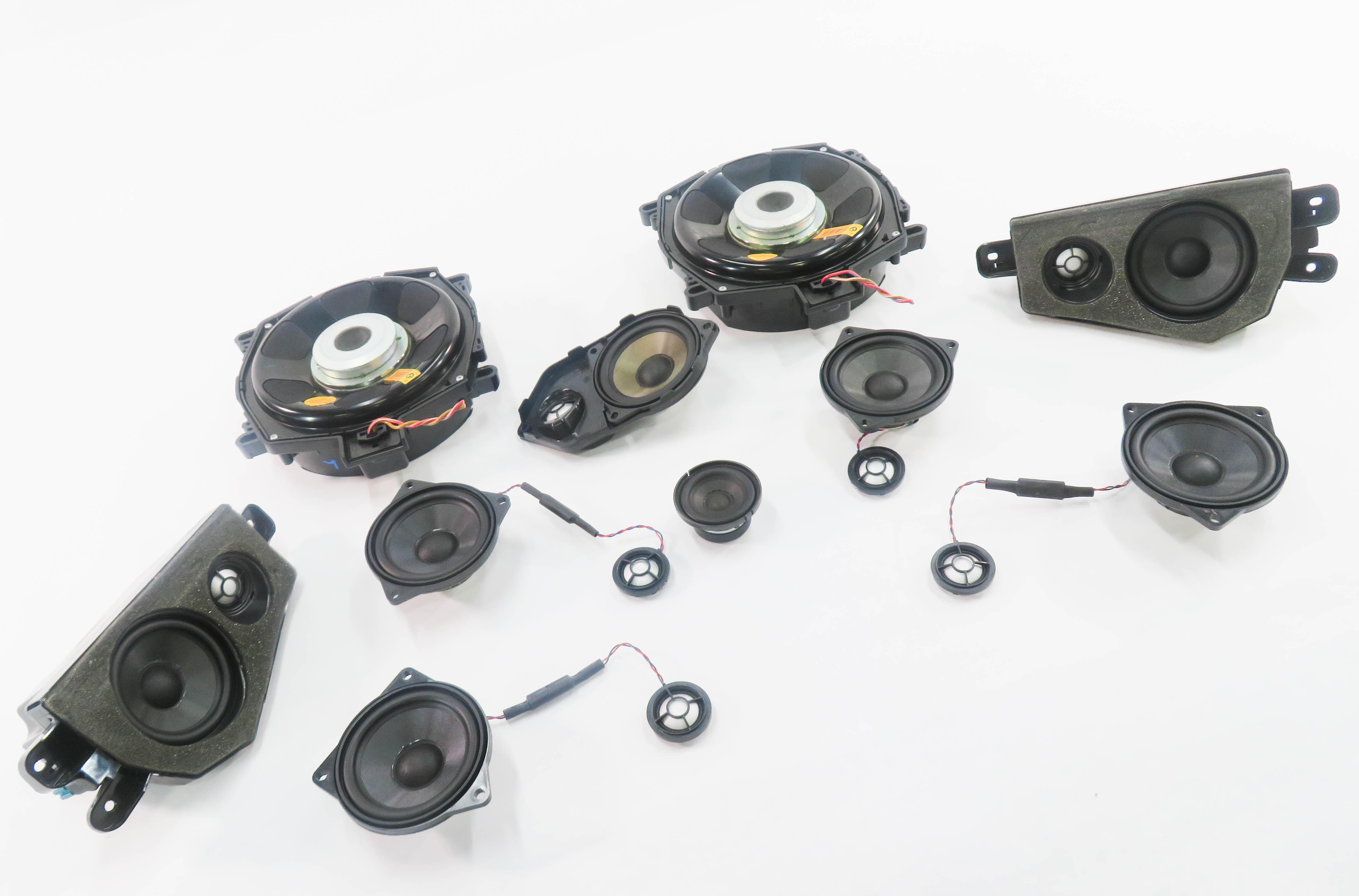 2008 BMW X6 (E71) RADIO STEREO HARMAN AUDIO SUBWOOFER TWEETER SPEAKER SET-17 — exact item pictured