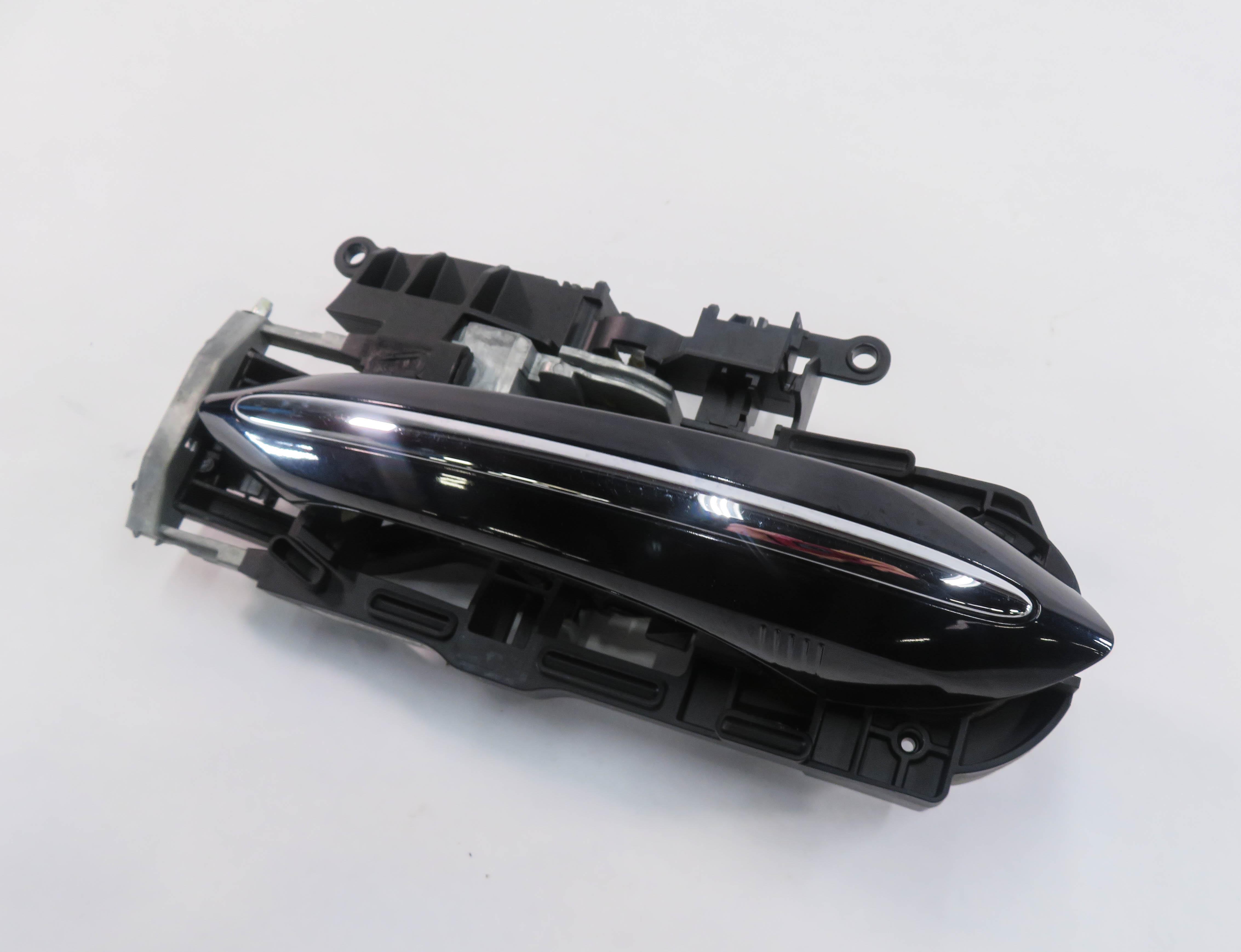 09-18 BMW 528i 535i 550i 740i 750i 760i RIGHT REAR COMFORT DOOR HANDLE (BLACK) — exact item pictured