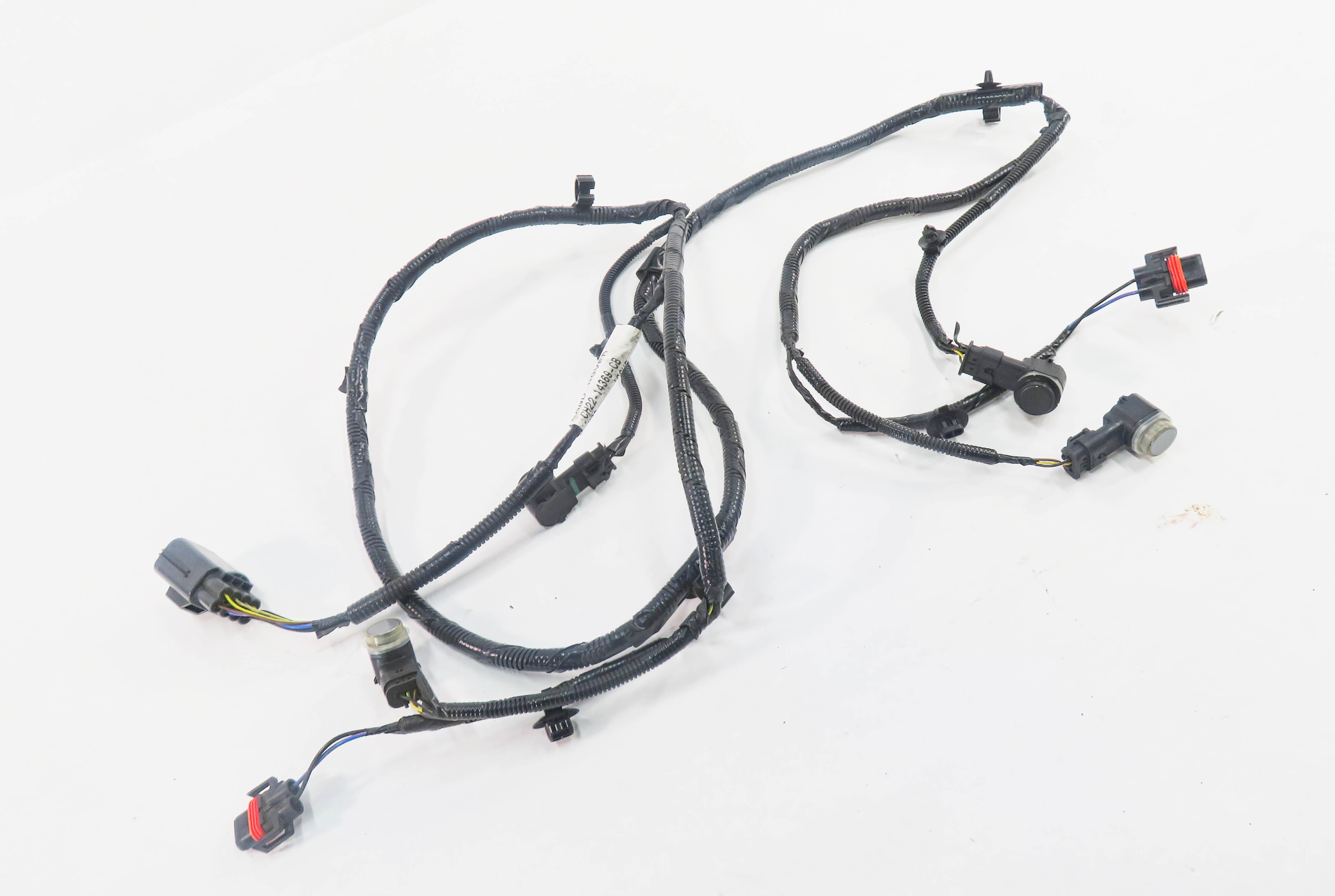 2012 LAND ROVER LR4 - FRONT PDC PARK DISTANCE SENSOR SET w/ HARNESS (GRAY 949) — exact item pictured