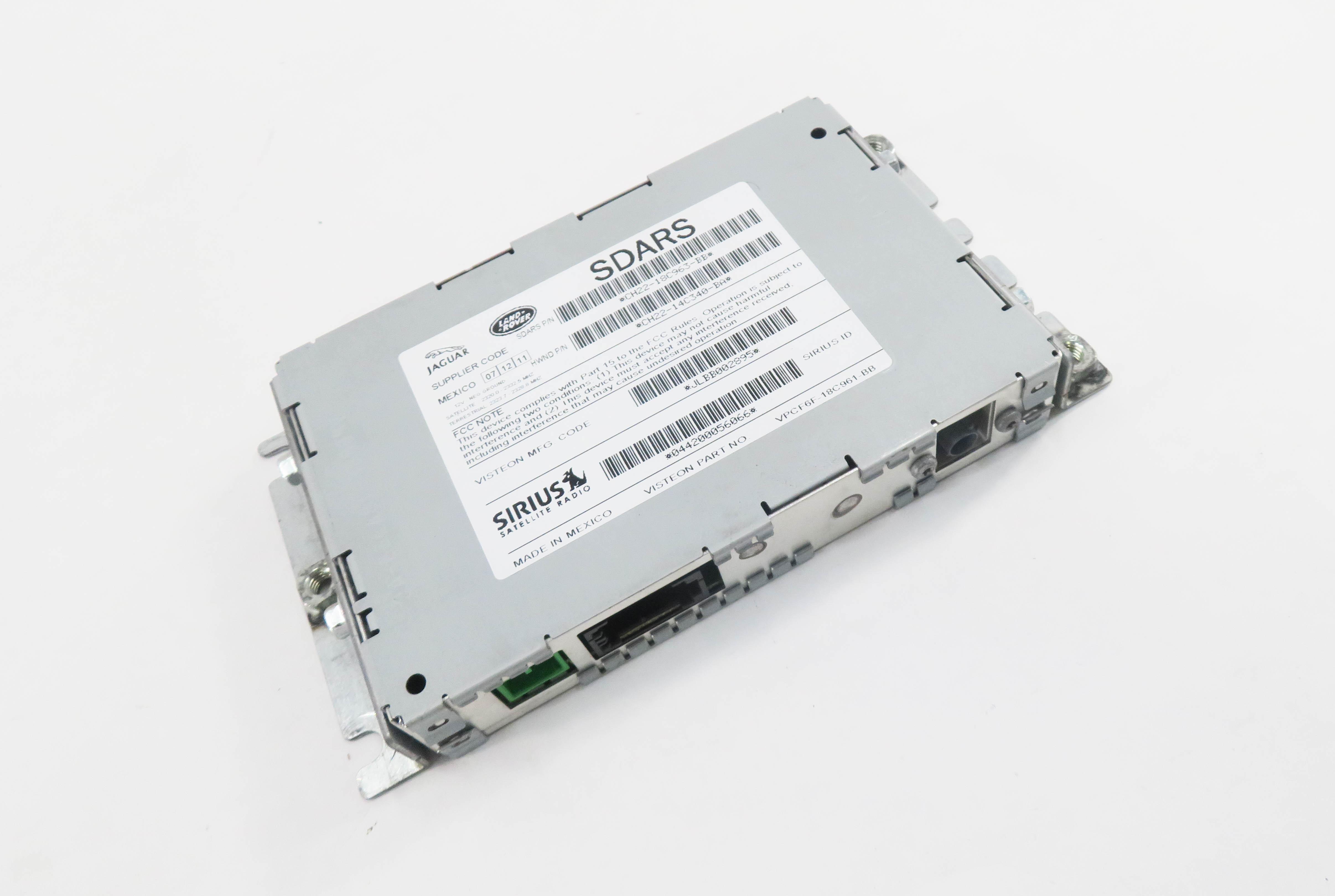 12-13 LAND ROVER LR2 LR4 EVOQUE RANGE ROVER SPORT SIRUIS SATELLITE RADIO MODULE — exact item pictured