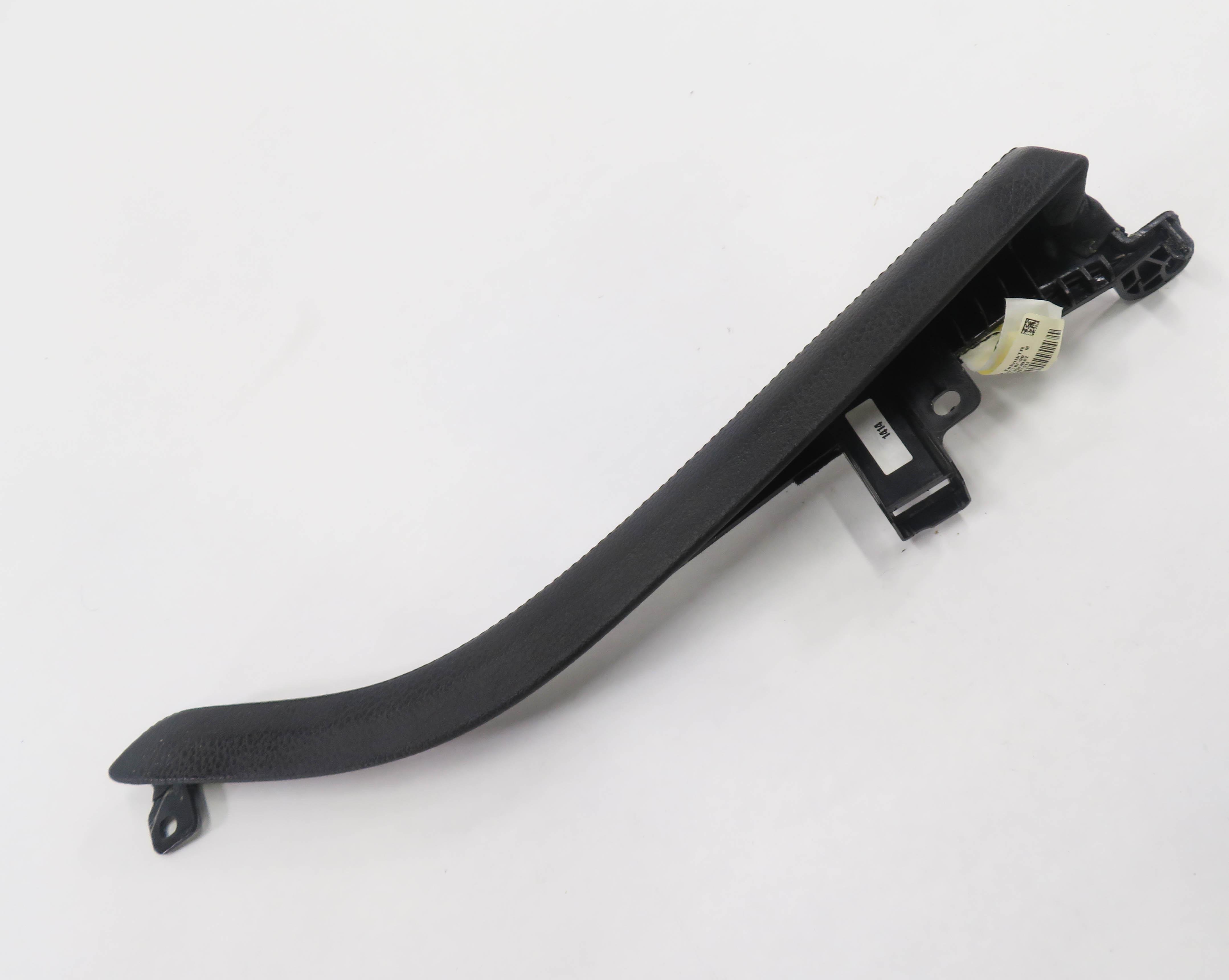 2014 BMW 535i (F10) FRONT CENTER CONSOLE COMPARTMENT EDGE TRIM (BLACK LEATHER) — exact item pictured