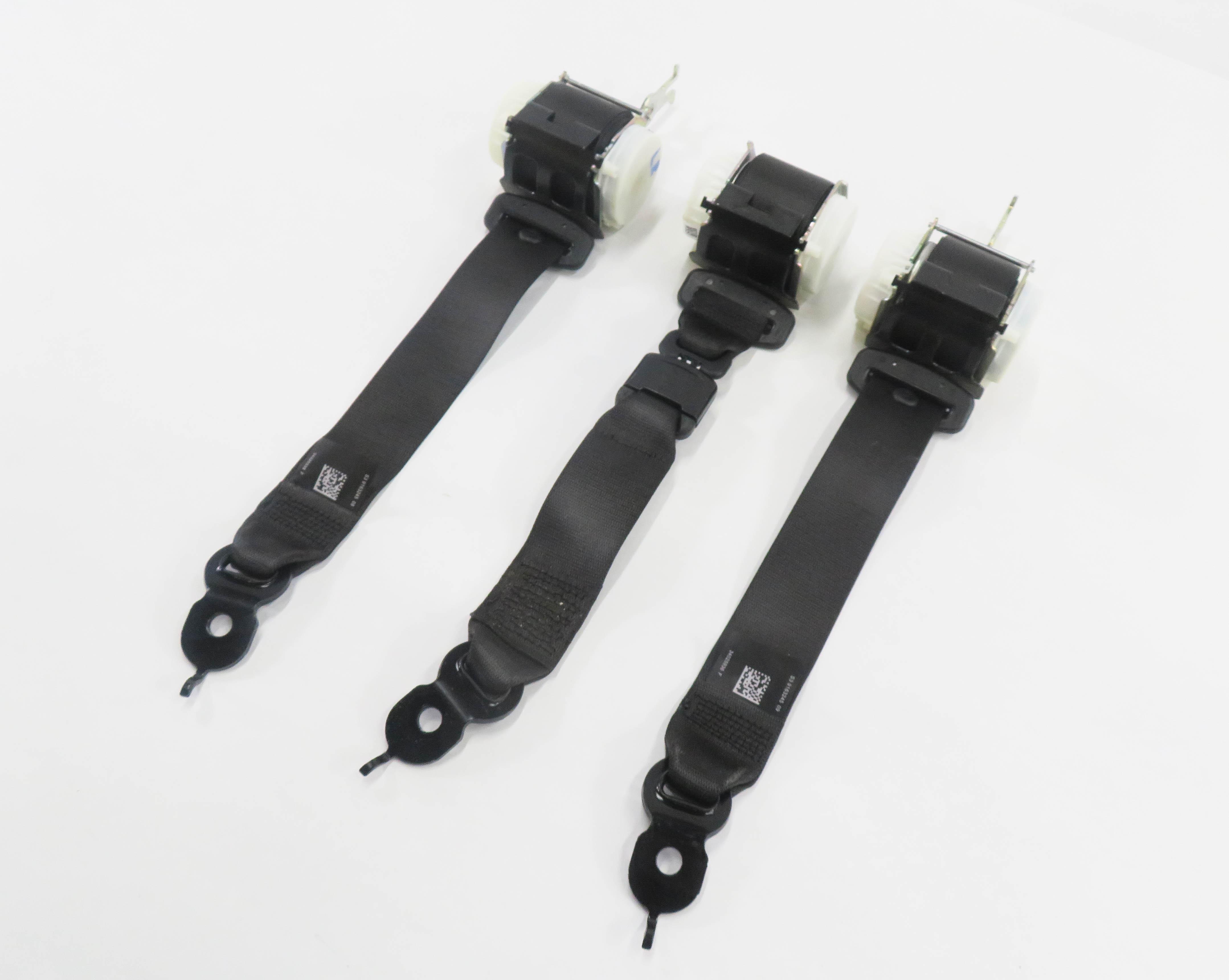 2014 BMW 535i (F10) REAR SEAT SEATBELT RETRACTOR SET-3 (BLACK) — exact item pictured