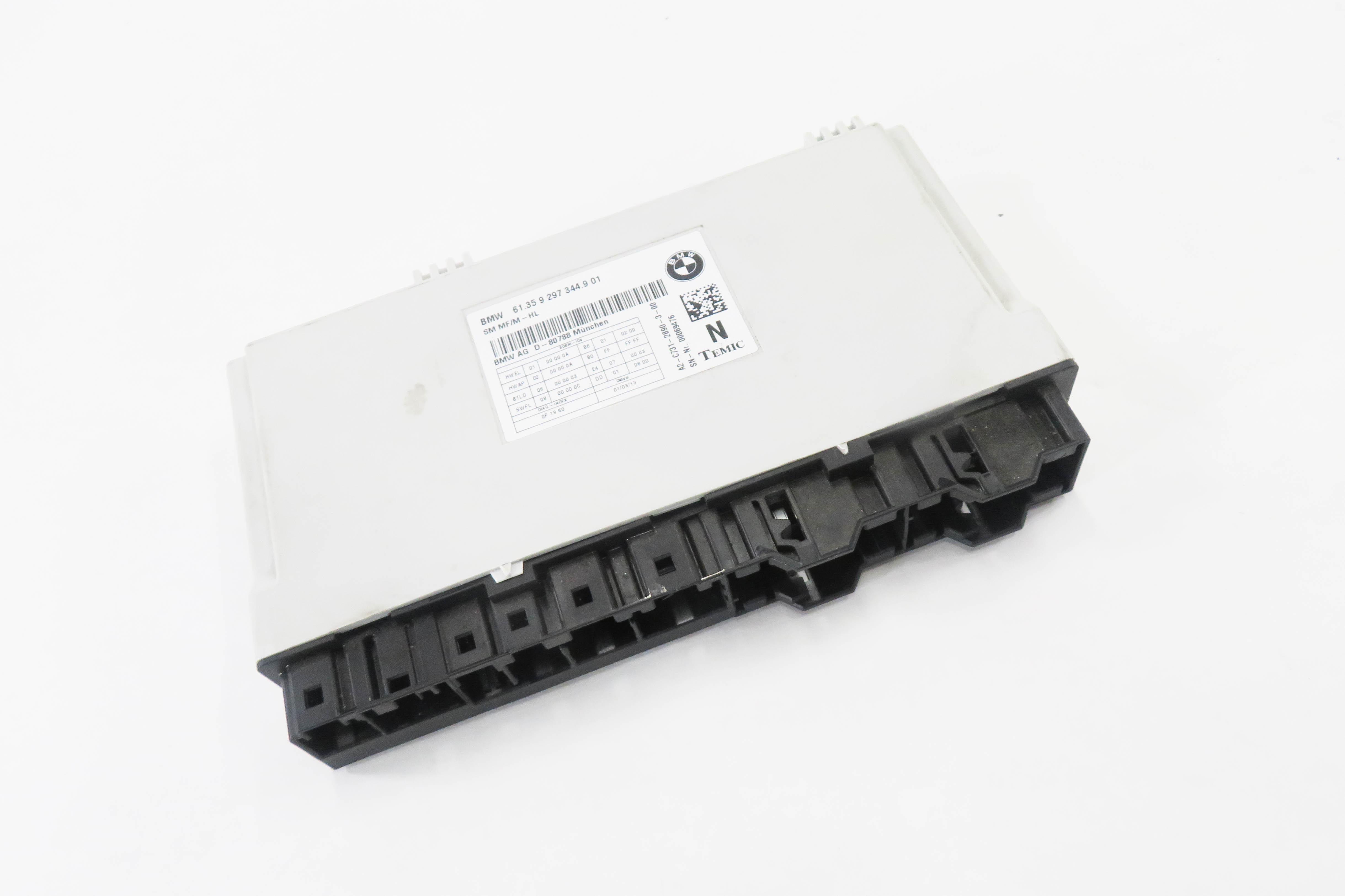 2010-2017 BMW 528i 535i 550i 650i 740i 750i (F01 F10) COMFORT MEMORY SEAT MODULE — exact item pictured