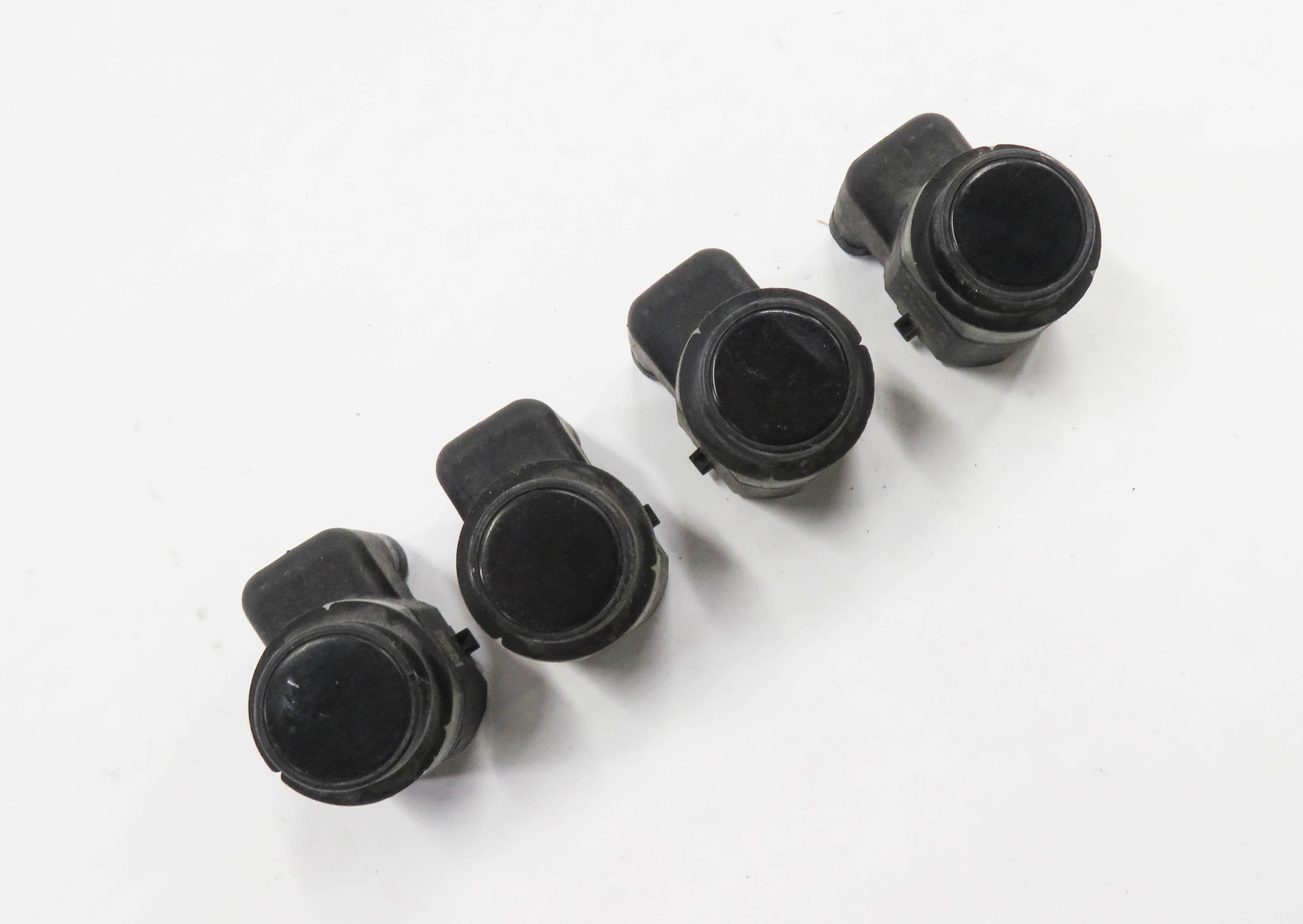2013 BMW 550iGT (F07) REAR PDC PARK DISTANCE SENSOR SET-4 (BLACK 668) — exact item pictured