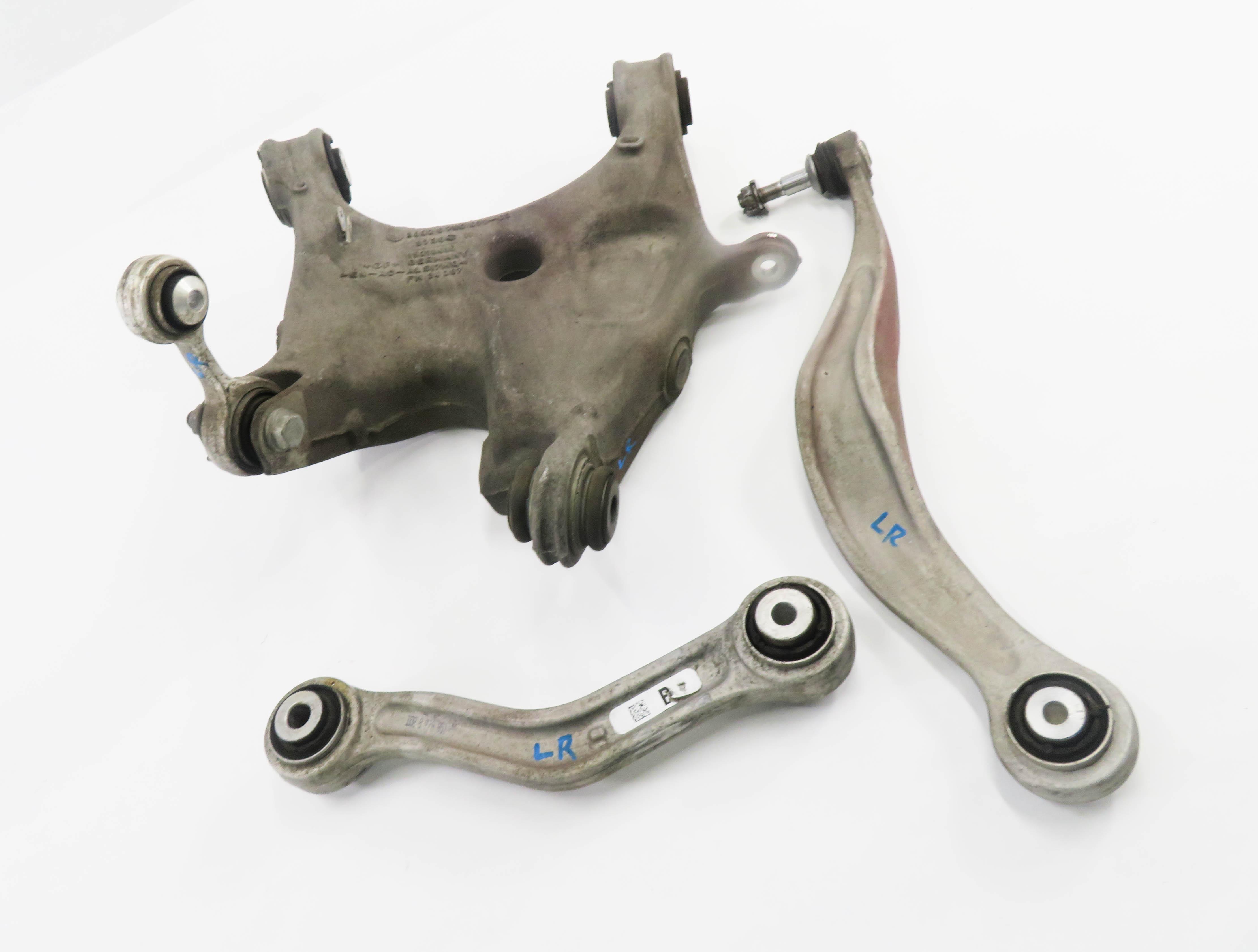 2010-2017 BMW 535iGT 550iGT (F07) LEFT DRIVER SIDE REAR CONTROL ARM SET-4 — exact item pictured