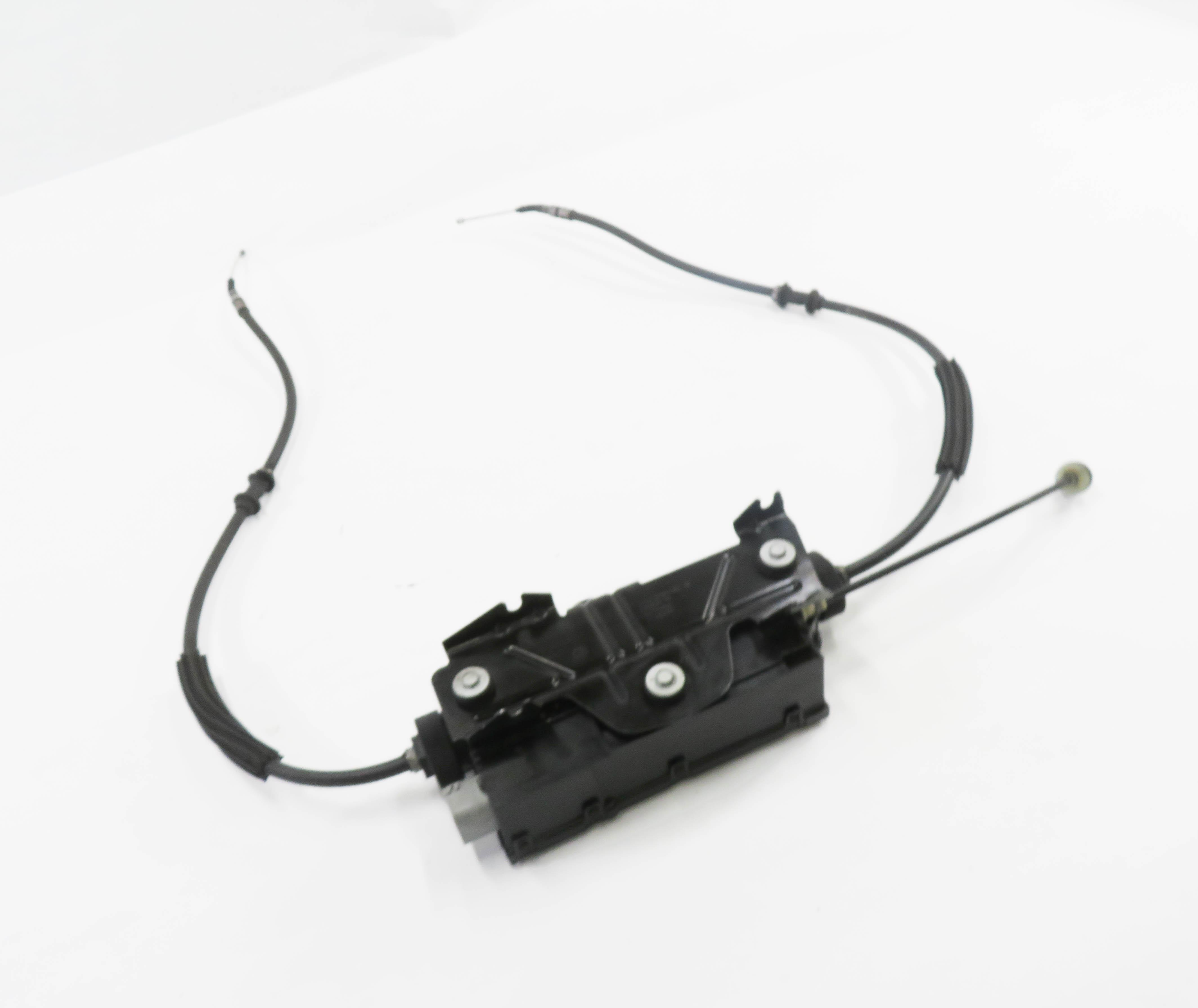 2009 BMW 750i (F01) PARKING BRAKE ACTUATOR MOTOR w/ CABLES — exact item pictured
