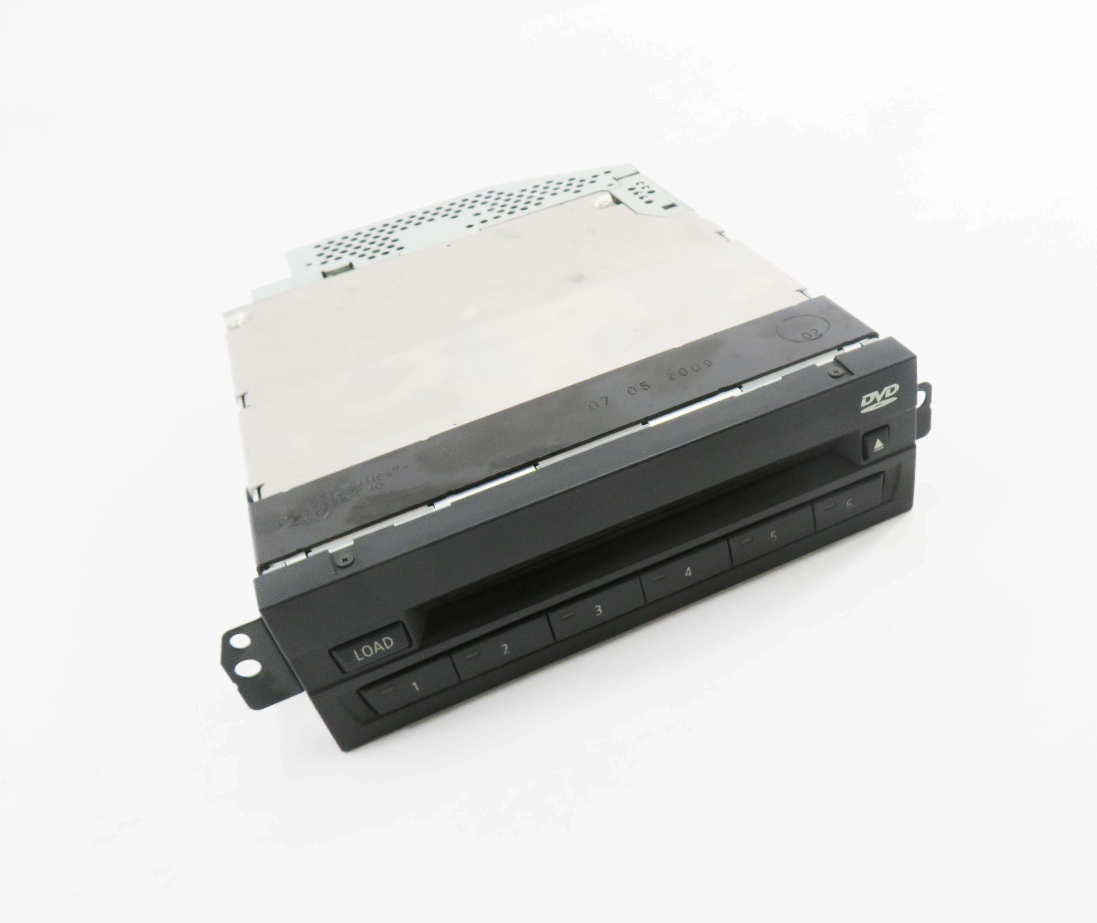 2008-2010 BMW 750i X5 X6 Z4 (F01 E70 E71 E89) VIDEO PLAYER 6-DISC DVD CHANGER — exact item pictured