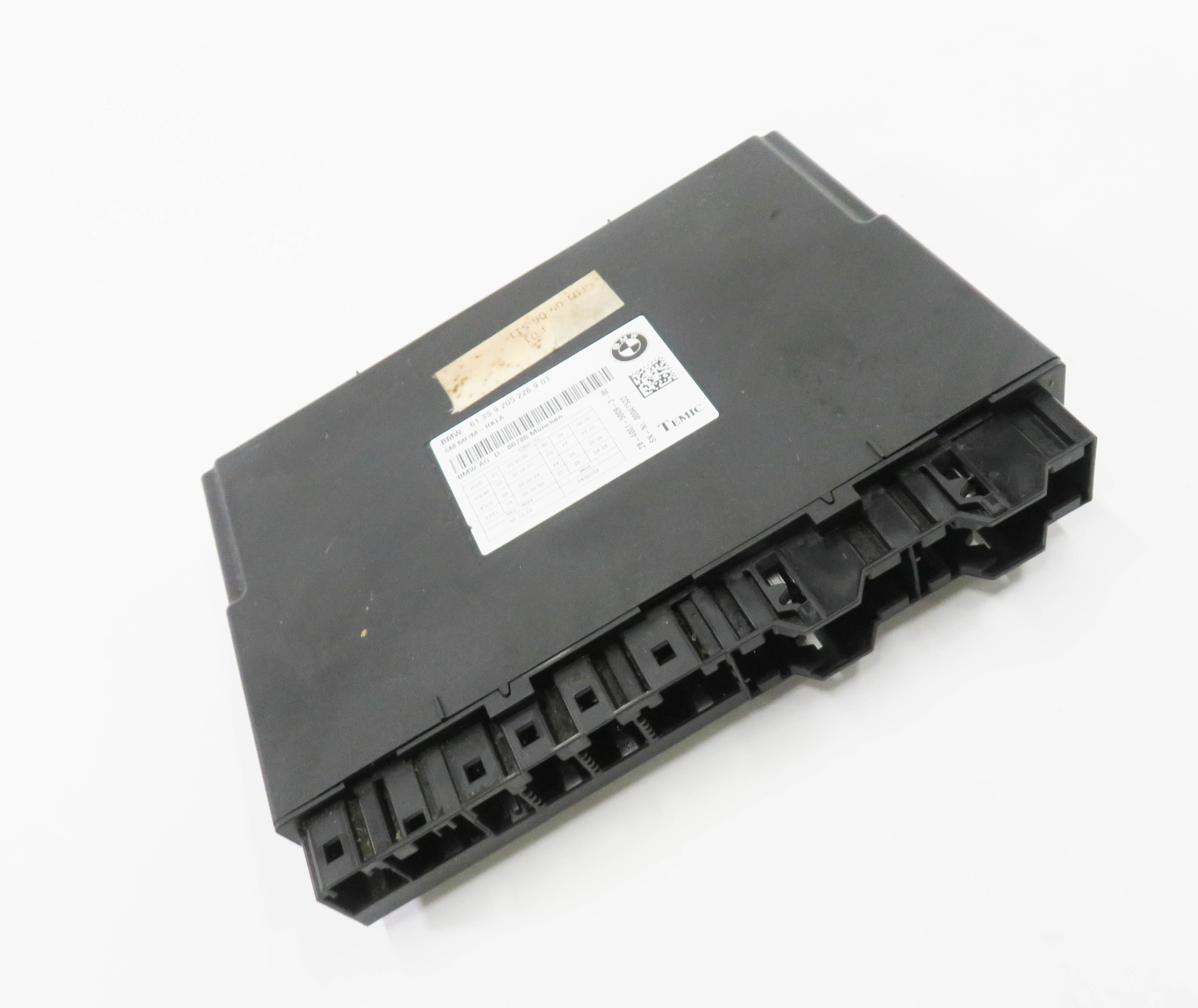 2009-2010 BMW 750i 760i (F01) FRONT COMFORT SEAT MEMORY CONTROL MODULE COMPUTER — exact item pictured