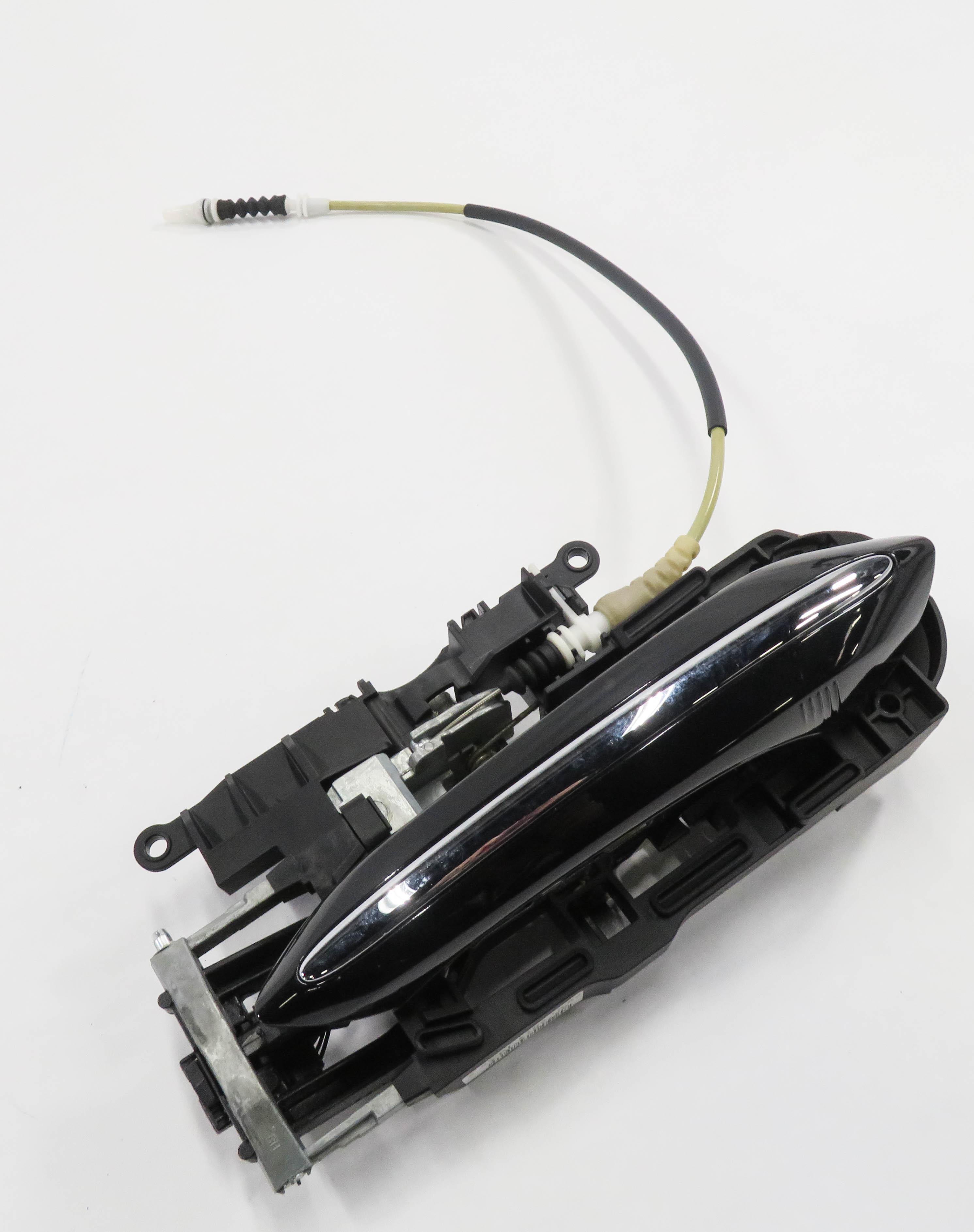 09-18 BMW 528i 535i 550i 740i 750i 760i RIGHT REAR COMFORT DOOR HANDLE (BLACK) — exact item pictured