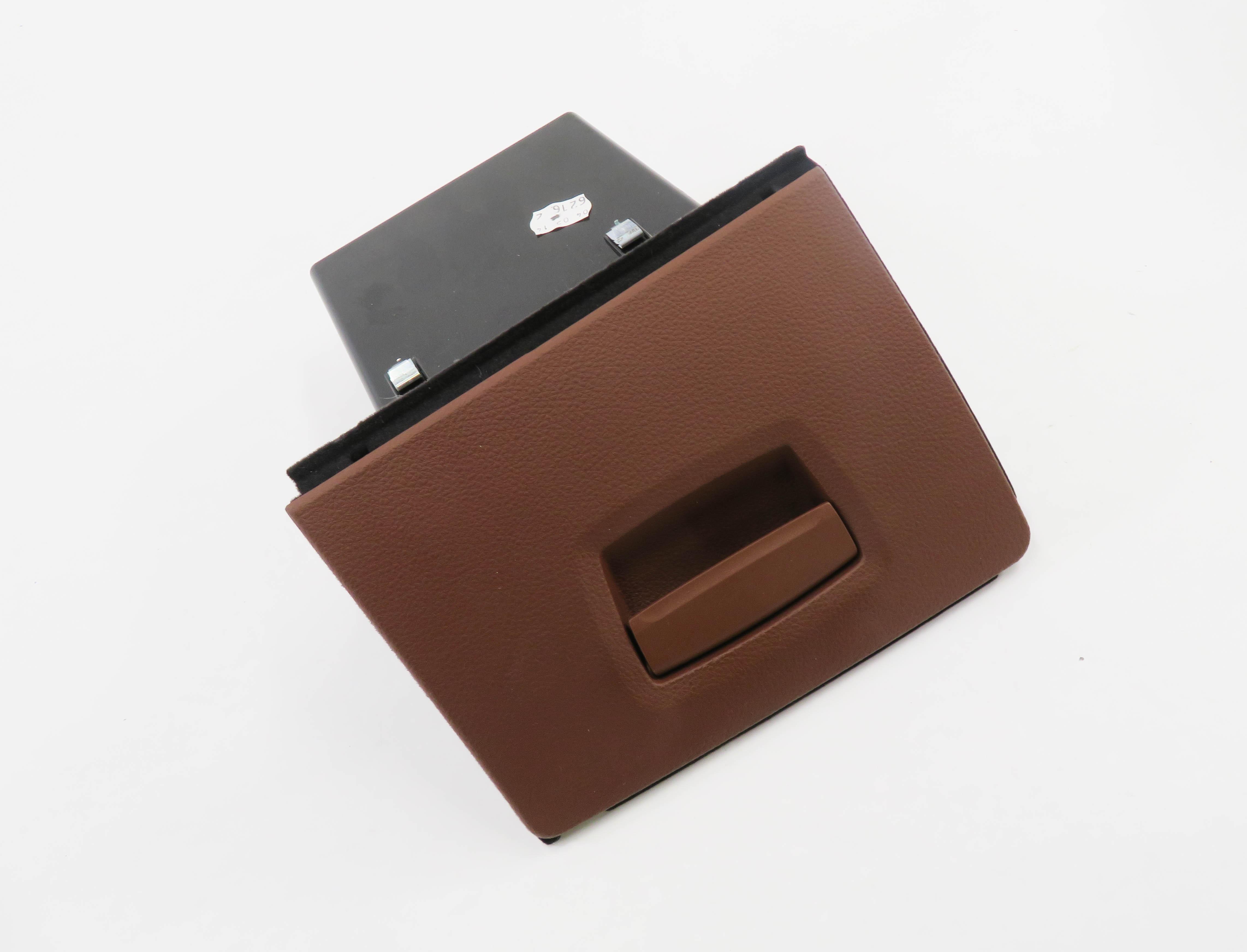 2014 BMW 535D (F10) LEFT FRONT DRIVER DASH STORAGE COMPARTMENT BOX (CINNAMON) — exact item pictured