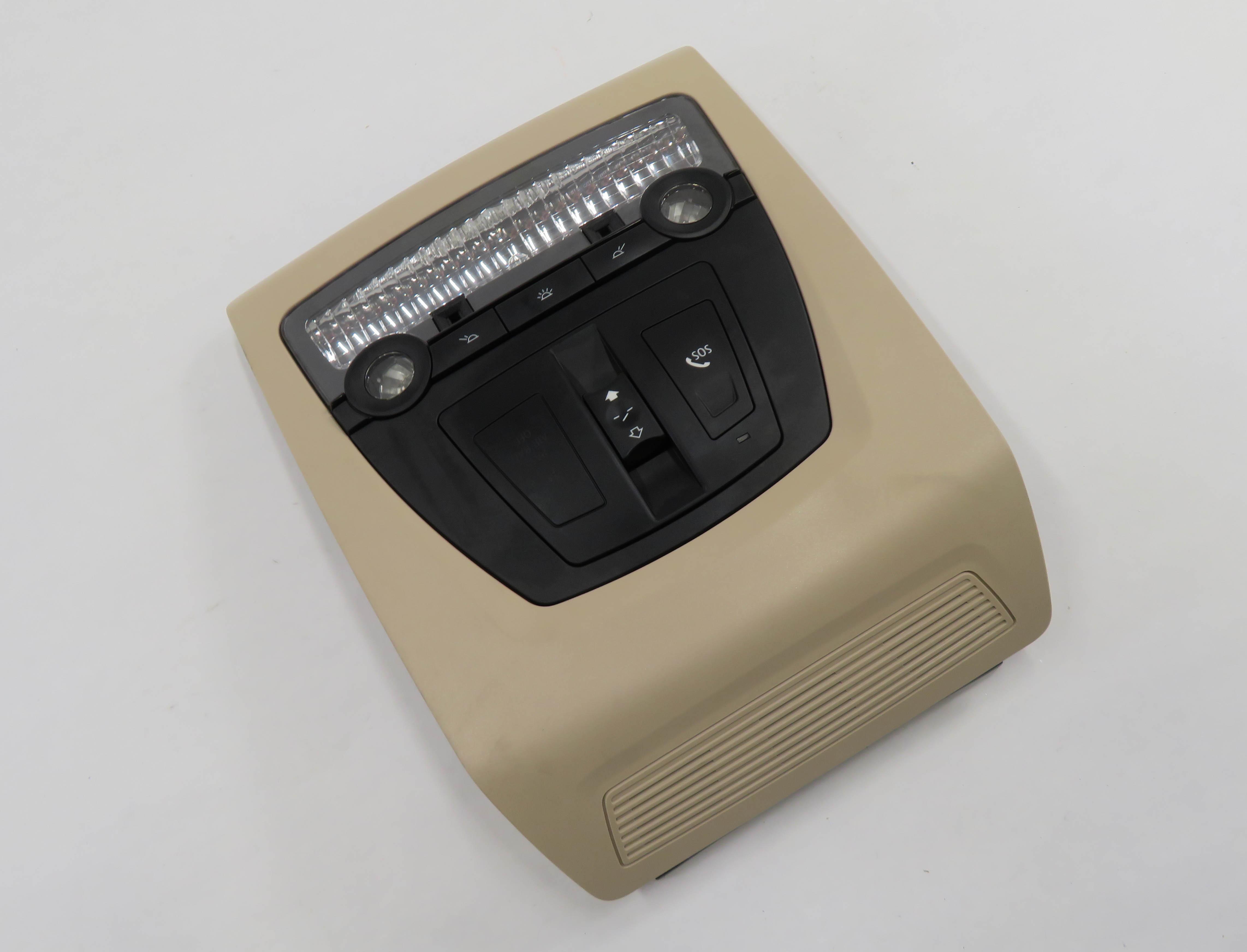 2014 BMW 535D (F10) FRONT DOME LIGHT MAP READING COURTESY LIGHT LAMP (BEIGE) — exact item pictured