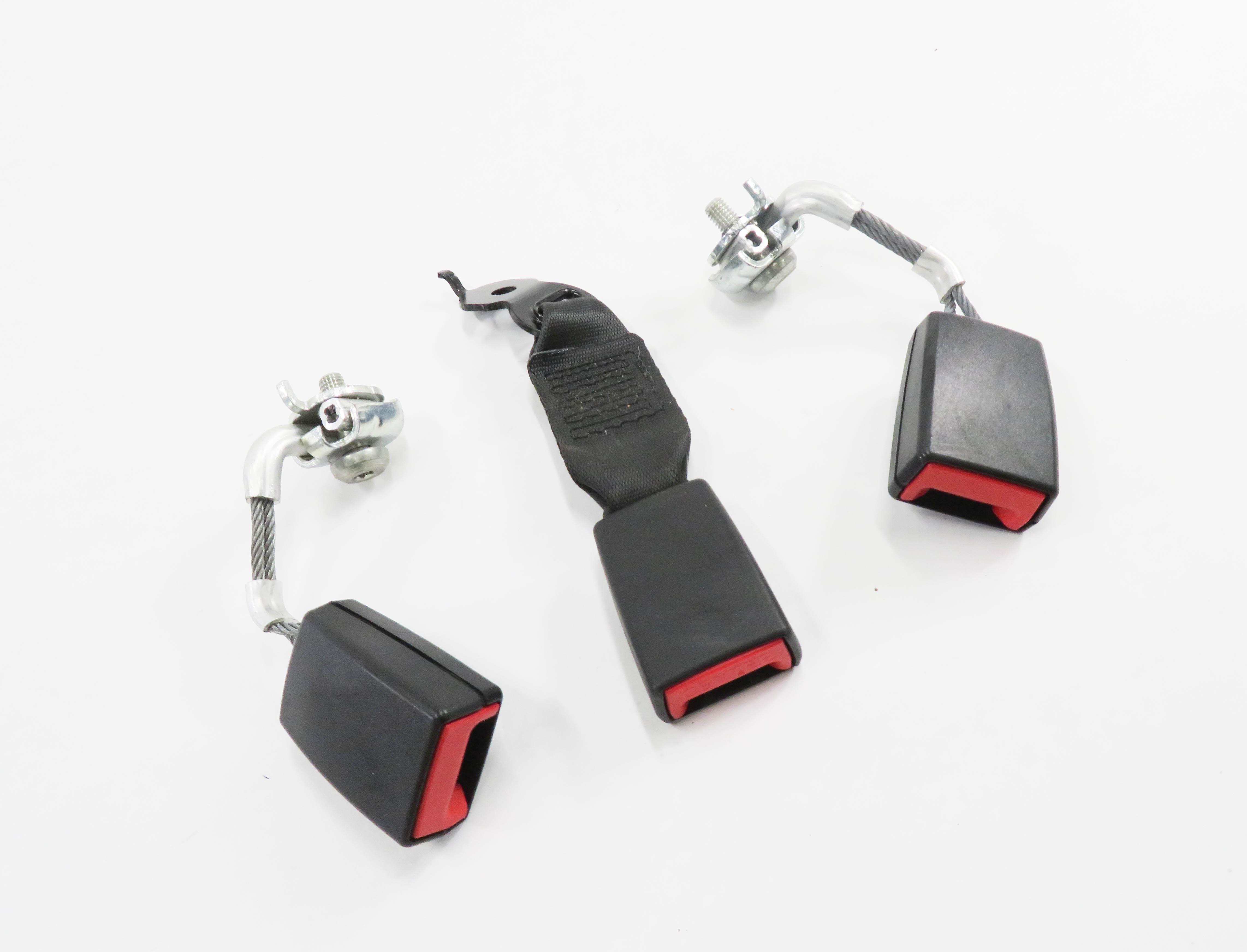 2014 BMW 535D (F10) REAR SEAT SEATBELT BUCKLE RECEIVER SET-3 (BLACK) — exact item pictured