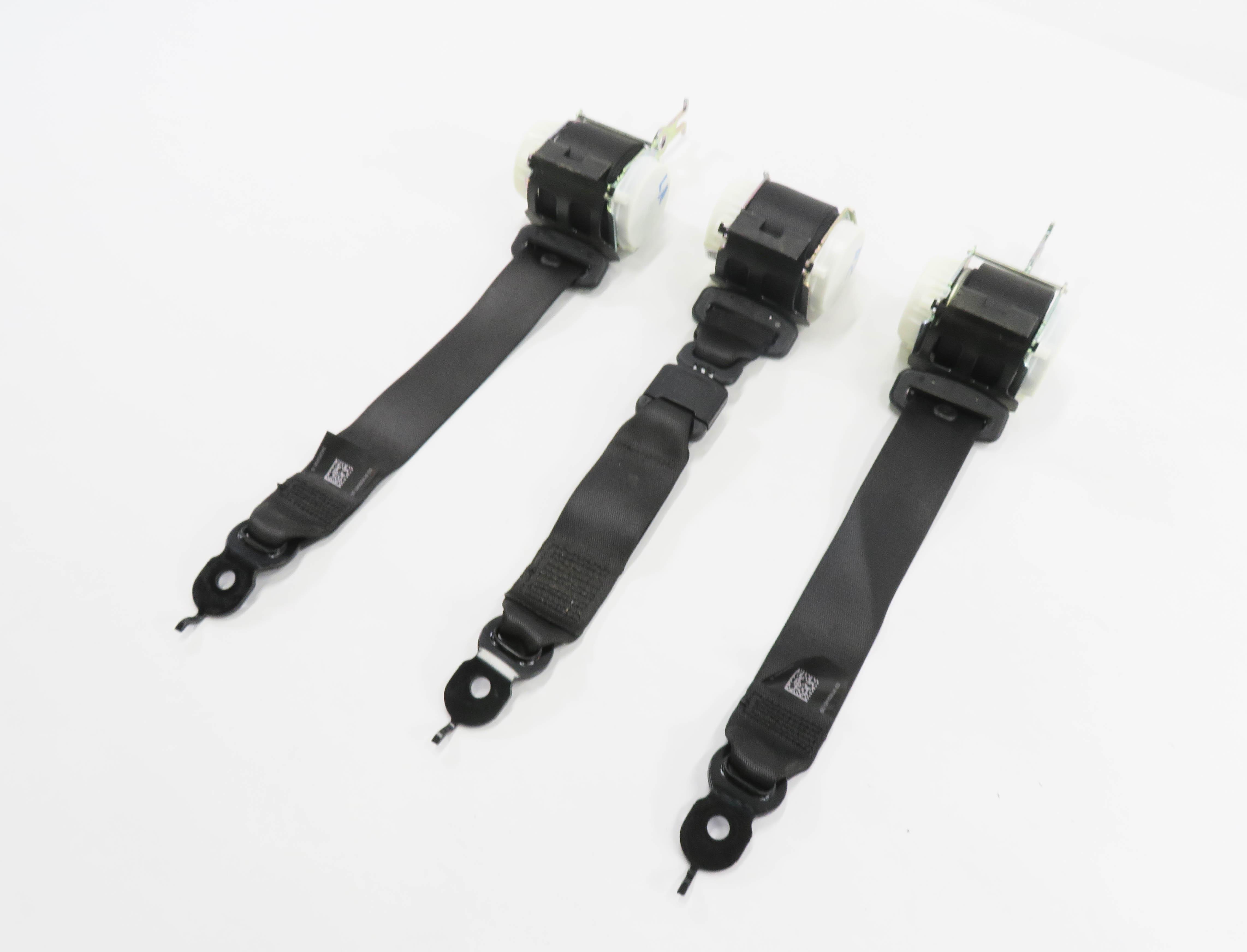 2014 BMW 535D (F10) REAR SEAT SEATBELT RETRACTOR SET-3 (BLACK) — exact item pictured