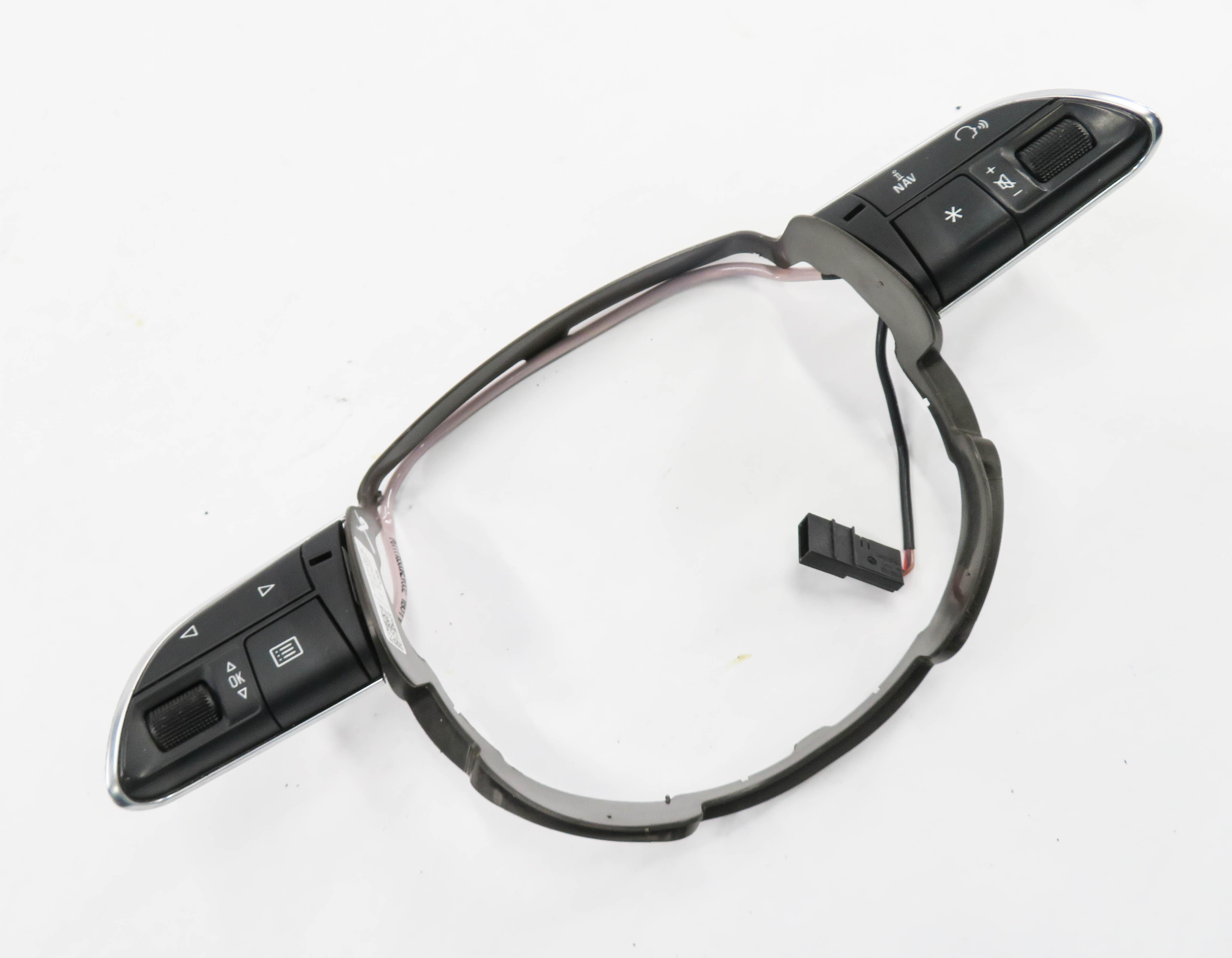 2012 AUDI A6 (C7) STEERING SWITCH BUTTON SET w/ TRIM — exact item pictured