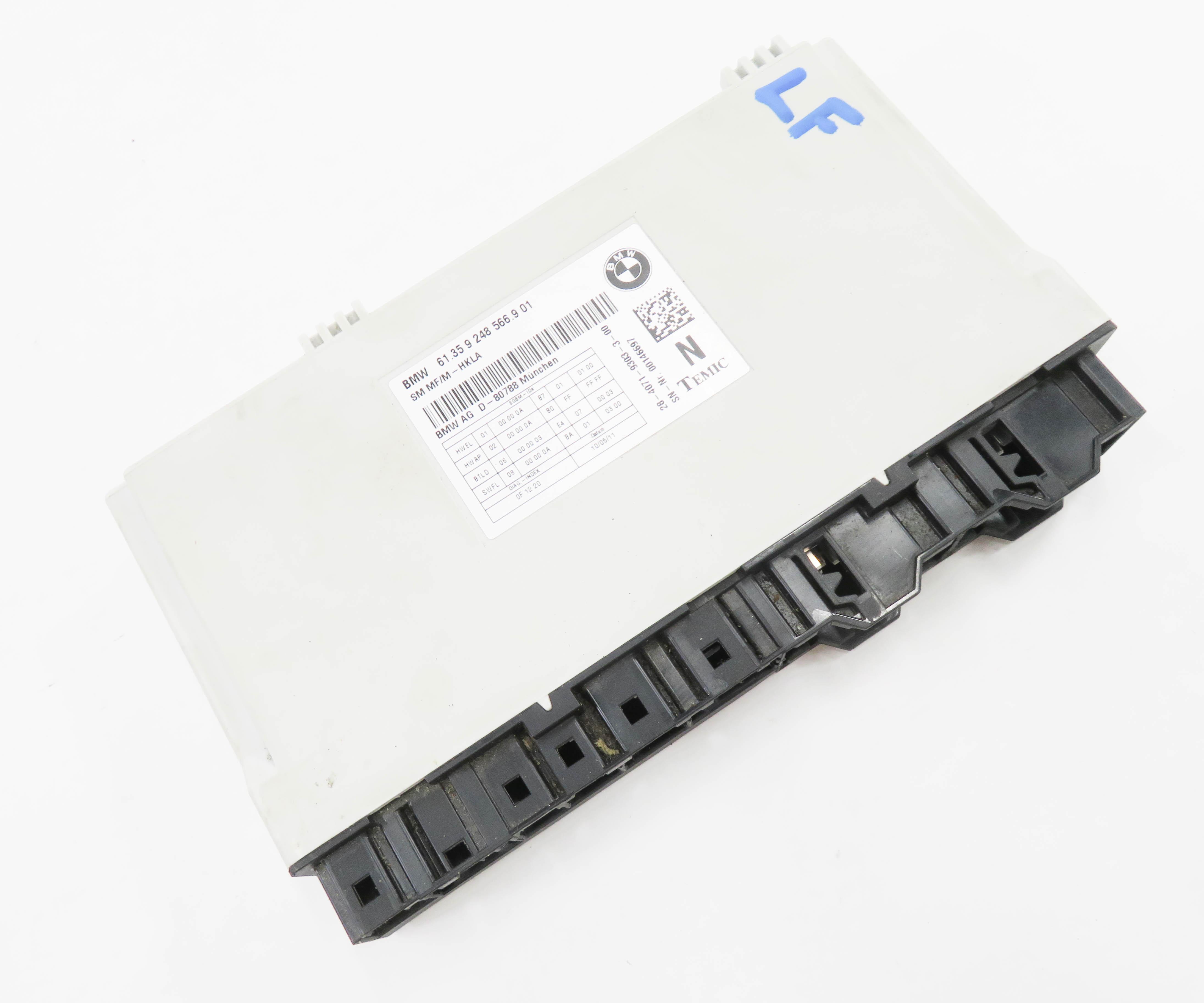 2010-2017 BMW 528i 535i 550i 650i 740i 750i (F01 F10) COMFORT MEMORY SEAT MODULE — exact item pictured
