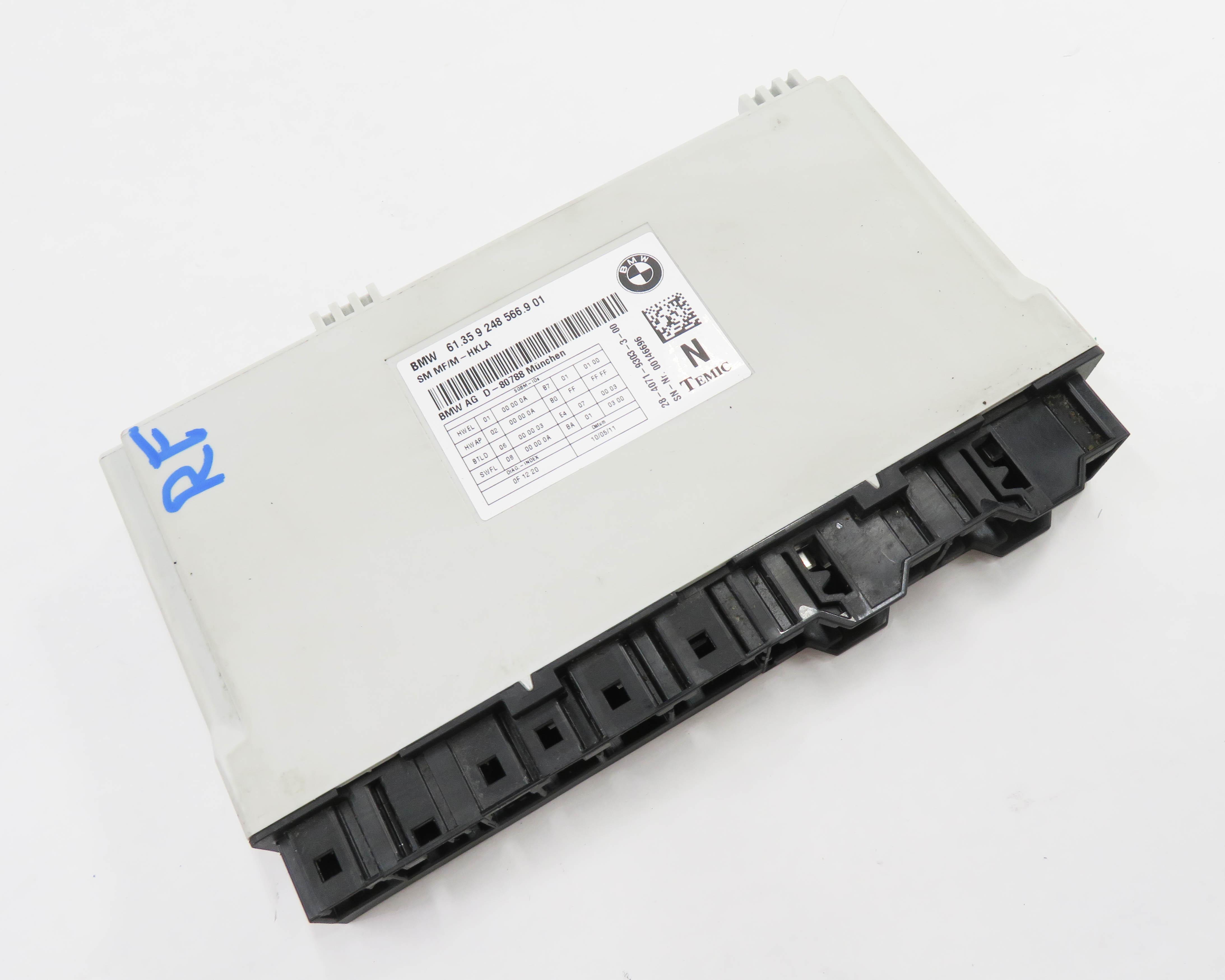 2010-2017 BMW 528i 535i 550i 650i 740i 750i (F01 F10) COMFORT MEMORY SEAT MODULE — exact item pictured