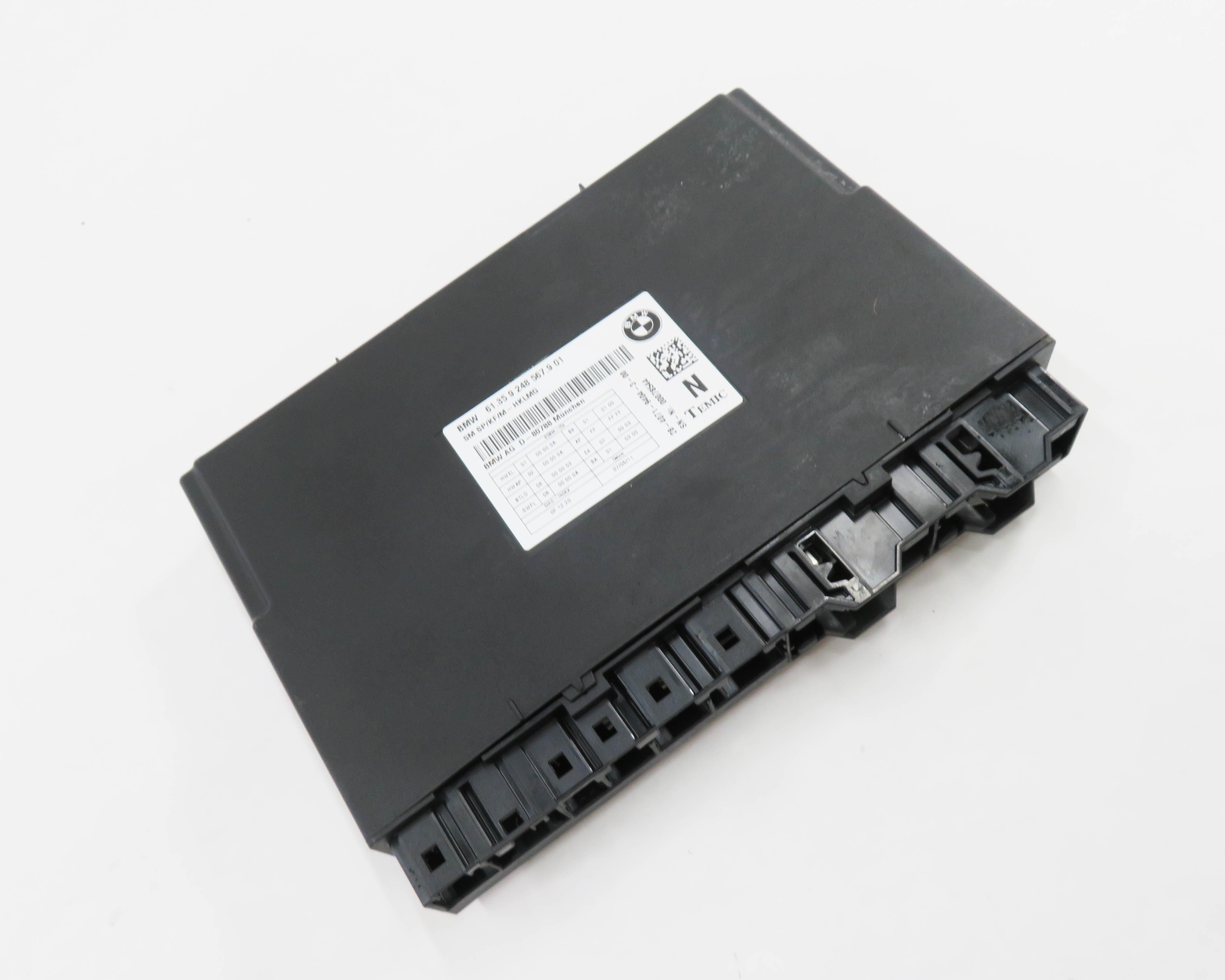 2012 BMW 750i (F01) LEFT REAR SEAT CONTROL MODULE — exact item pictured