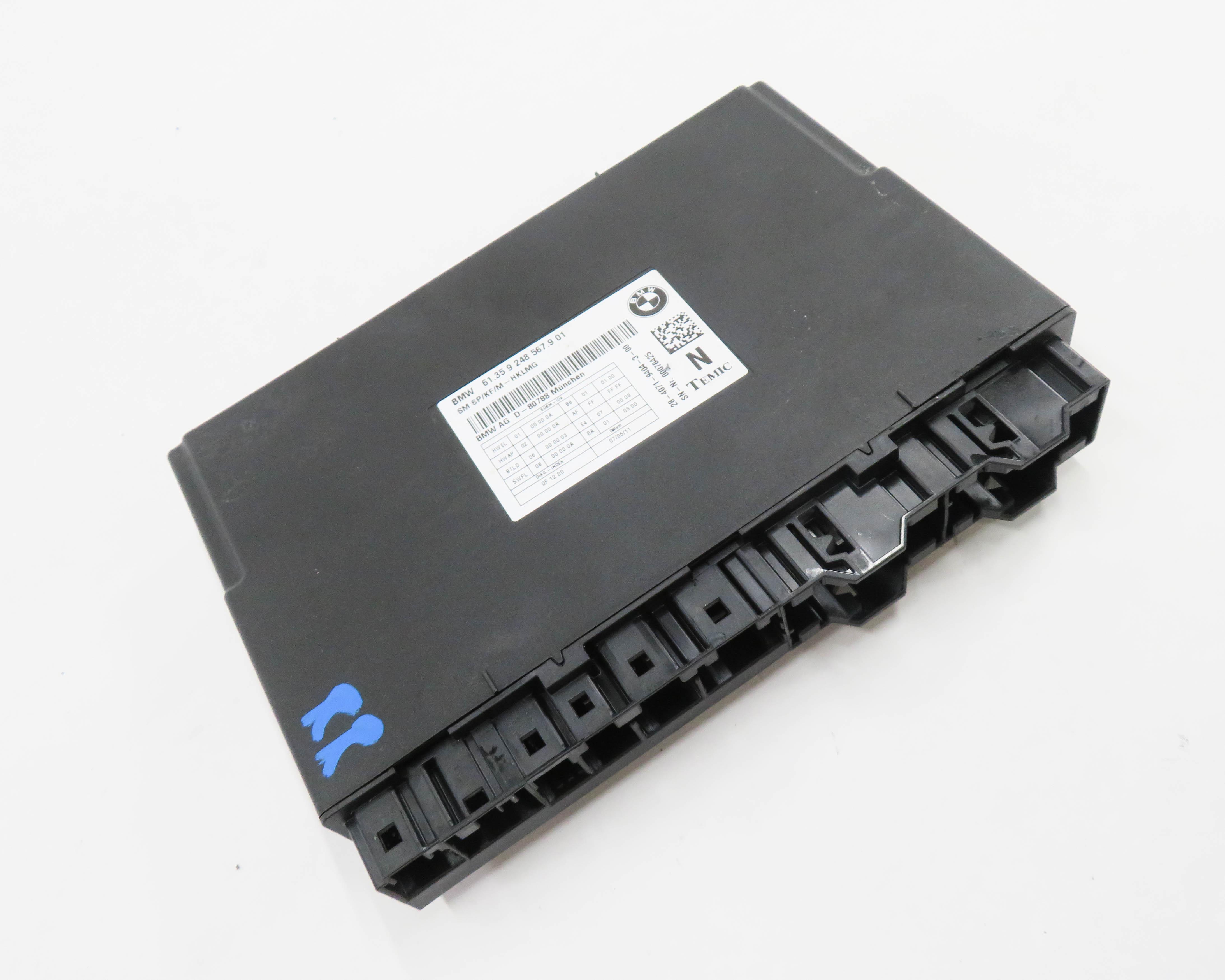 2012 BMW 750i (F01) RIGHT REAR SEAT CONTROL MODULE — exact item pictured