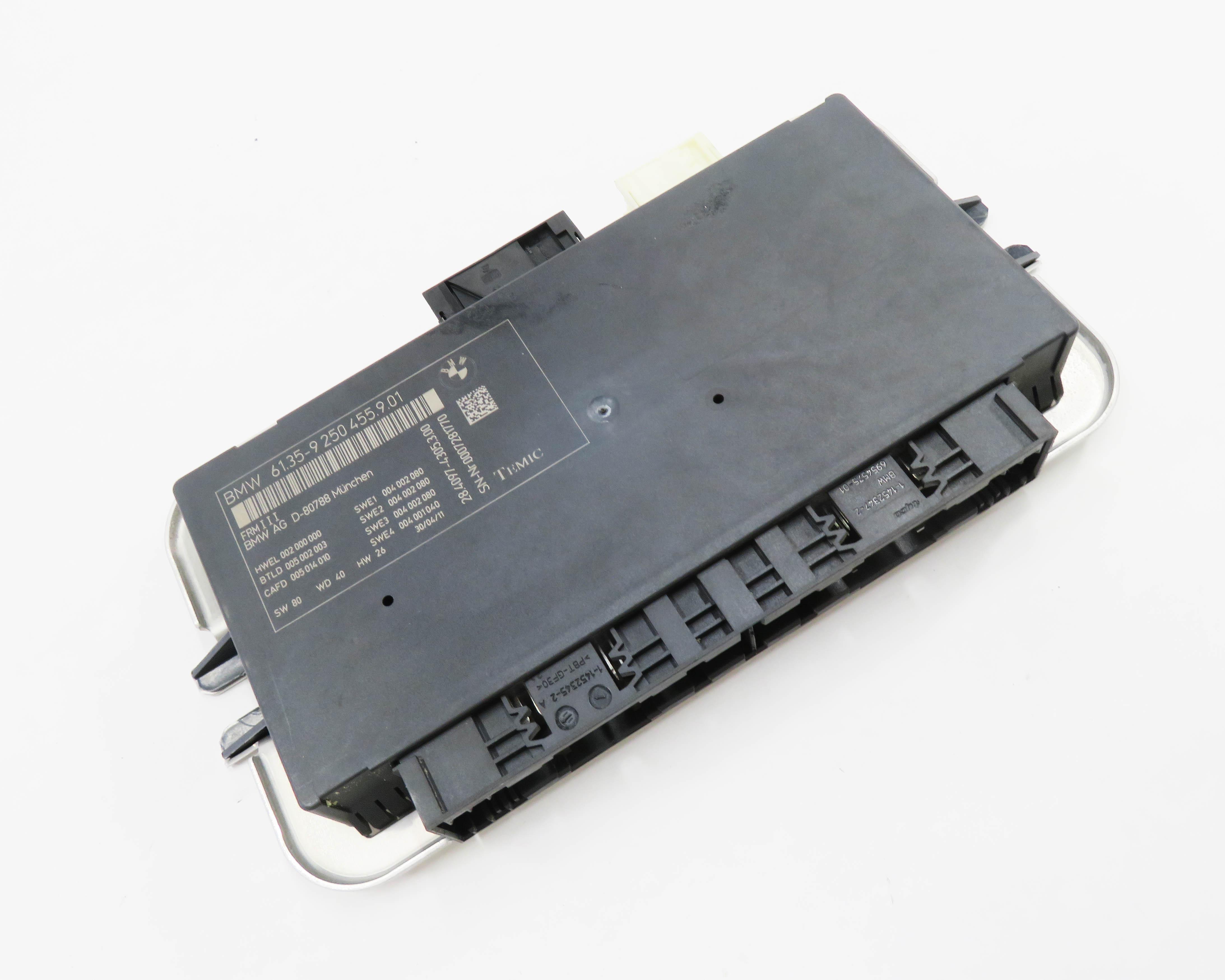 10-17 BMW 528i 535i 550i 650i 750i M5 X3 X6 - FRMIII BODY LIGHT CONTROL MODULE — exact item pictured