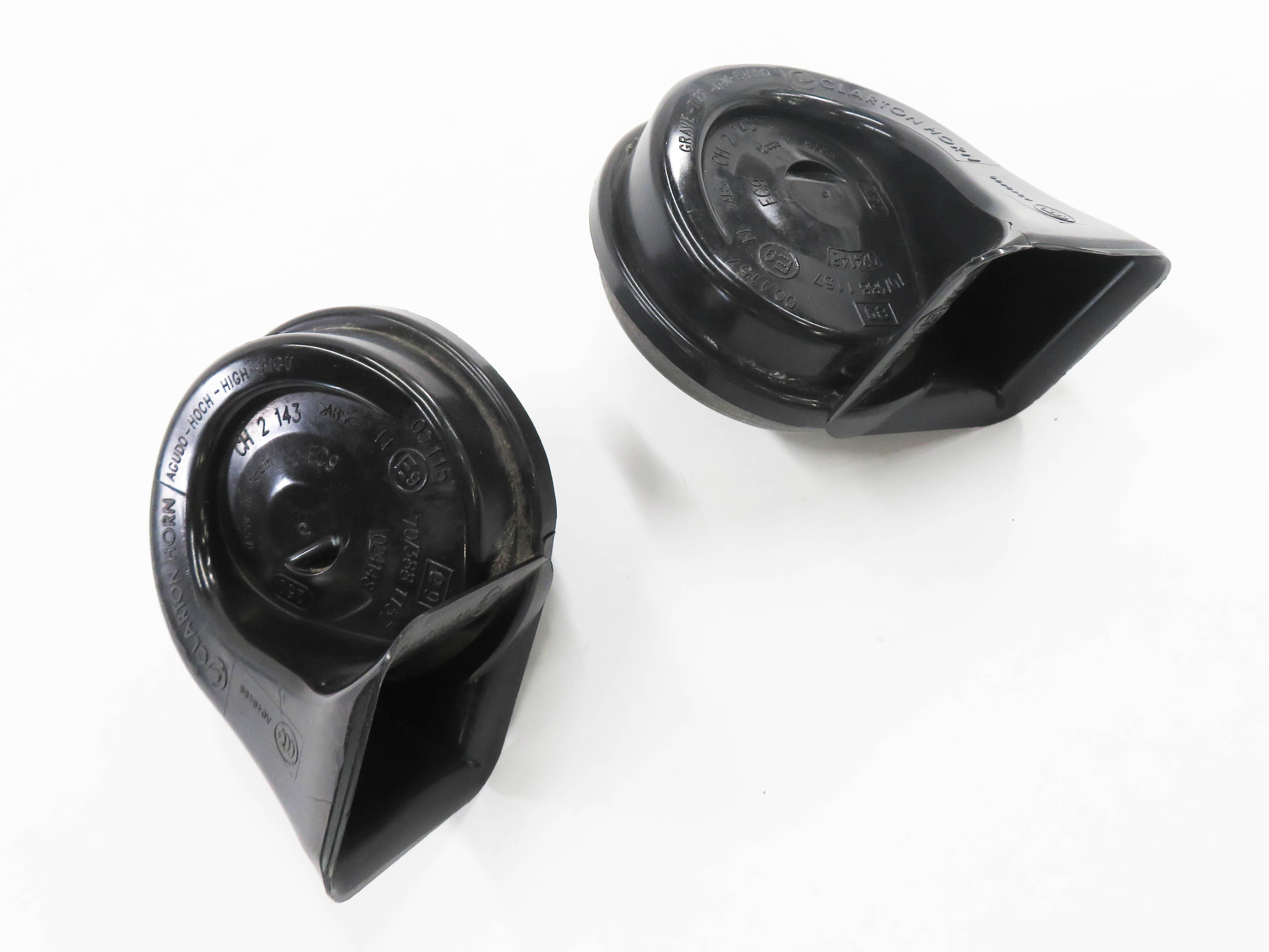 2011-2012 BMW 740i 750i 760i (F01 F02) HIGH & LOW TONE HORN SET-2 — exact item pictured