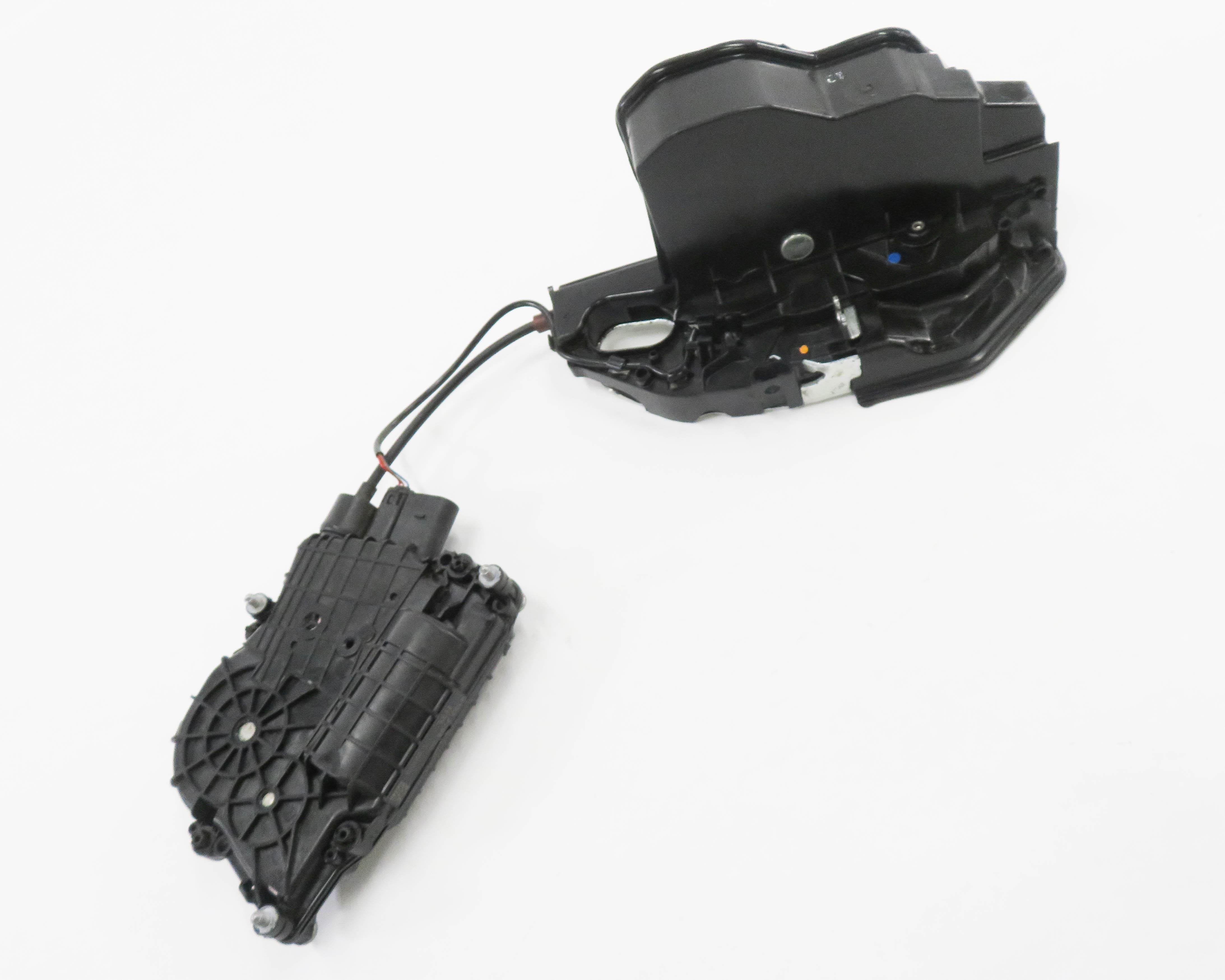 2011-2015 BMW 740i 750i 760i (F01) LEFT SIDE REAR DOOR LOCK LATCH (SOFT CLOSE) — exact item pictured