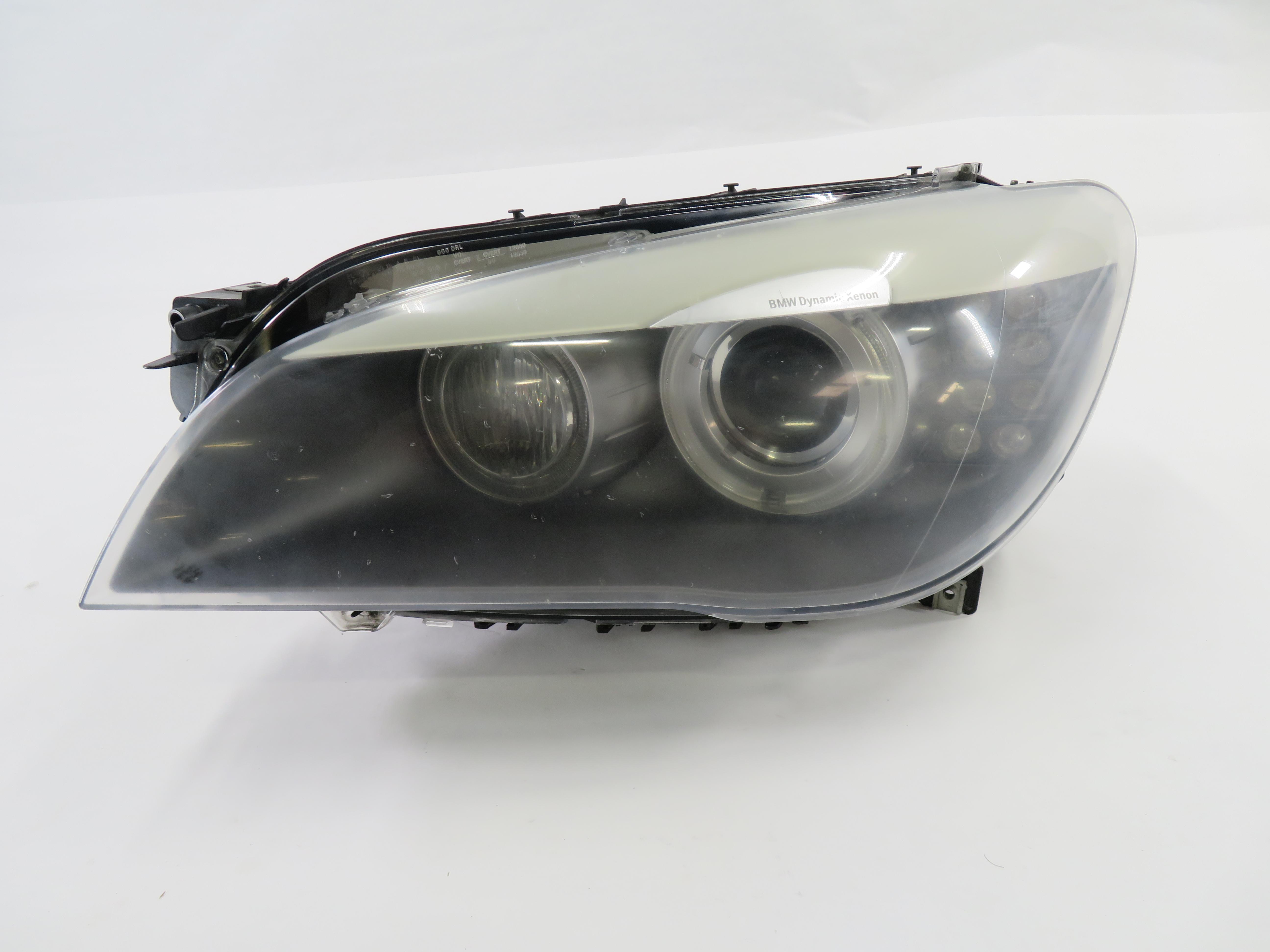 09-12 BMW 740i 750i 760i B7 (F01) LEFT - XENON HID ADAPTIVE HEADLIGHT LIGHT LAMP — exact item pictured