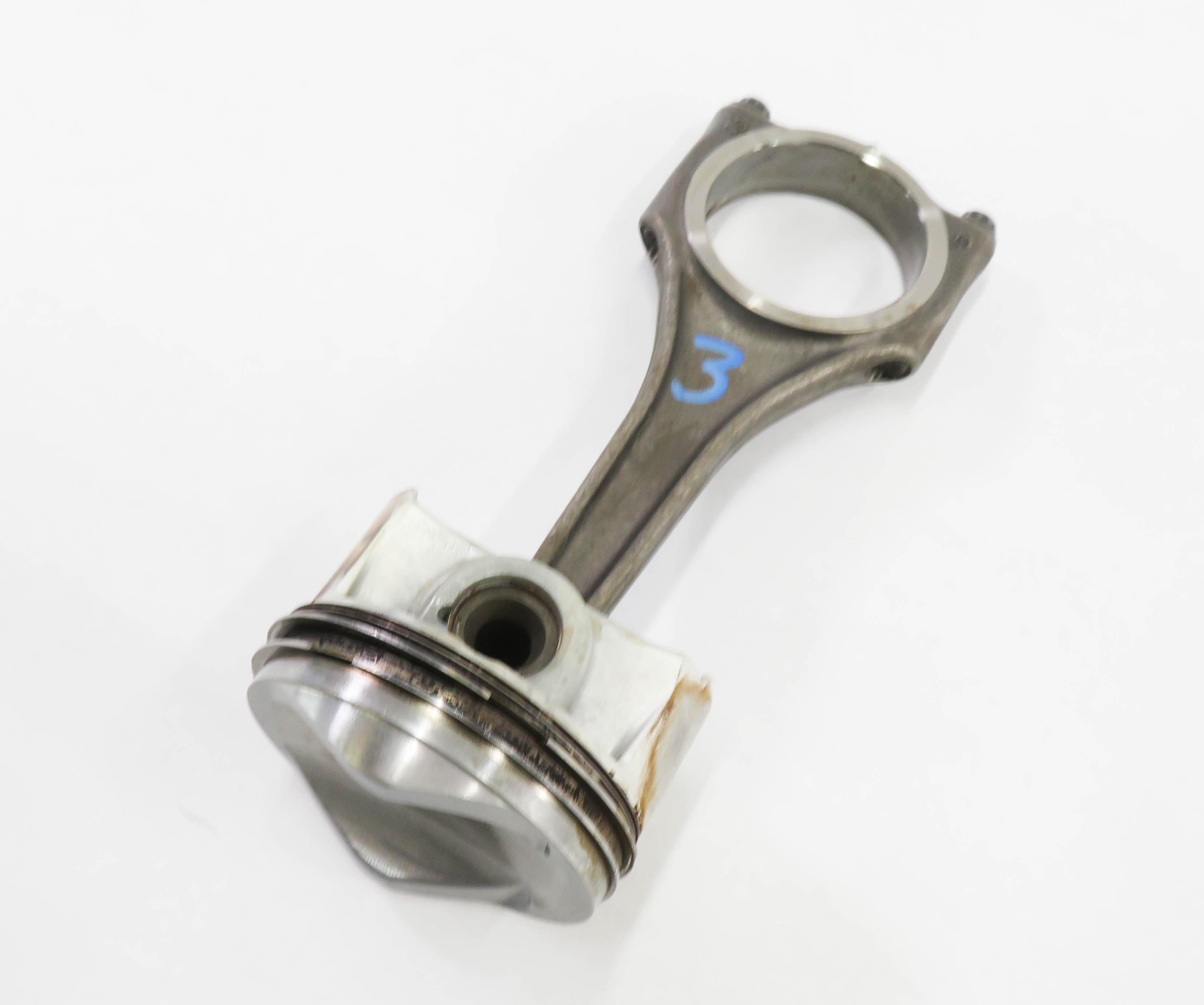2011-2018 PORSCHE CAYENNE PANAMERA (958 970 G1) 3.0L - LEFT ENGINE PISTON w/ ROD — exact item pictured