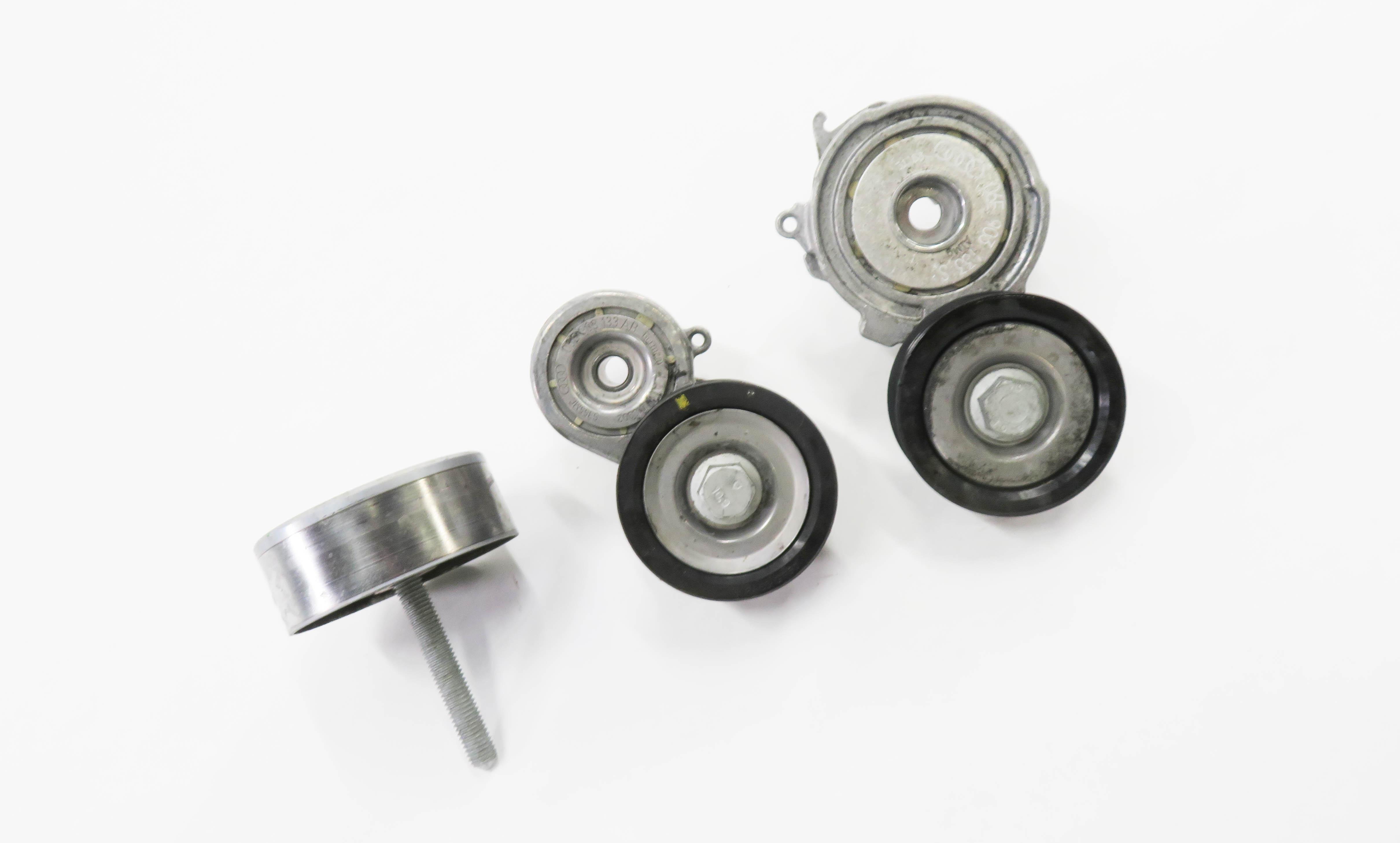 2016 PORSCHE CAYENNE E-HYBRID (958) 3.0L CGFA M06.EC - TENSIONER BELT PULLEY SET — exact item pictured