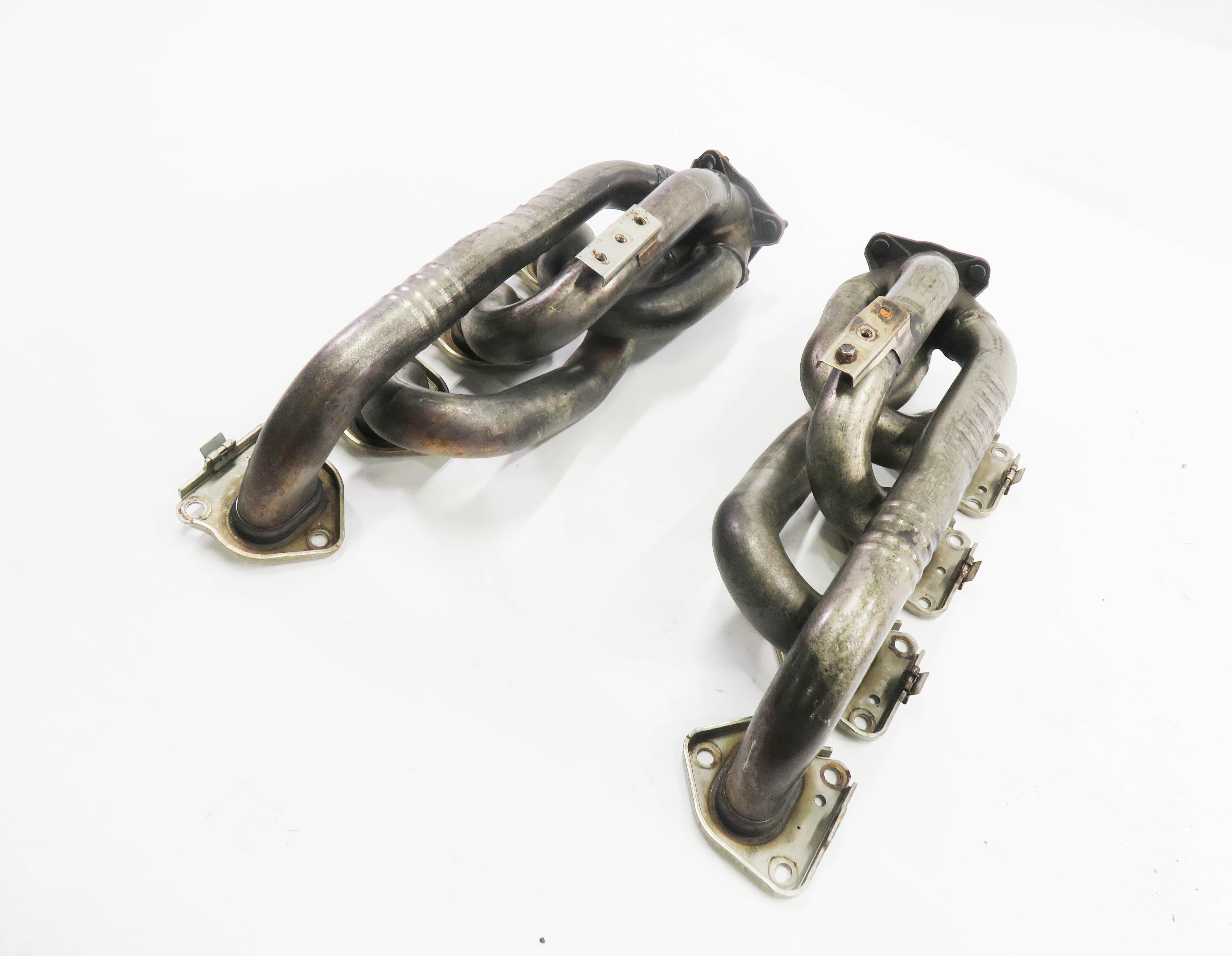 2010-2016 PORSCHE PANAMERA (970 G1) 4.8L *NON TURBO* ENGINE EXHAUST MANIFOLD SET — exact item pictured