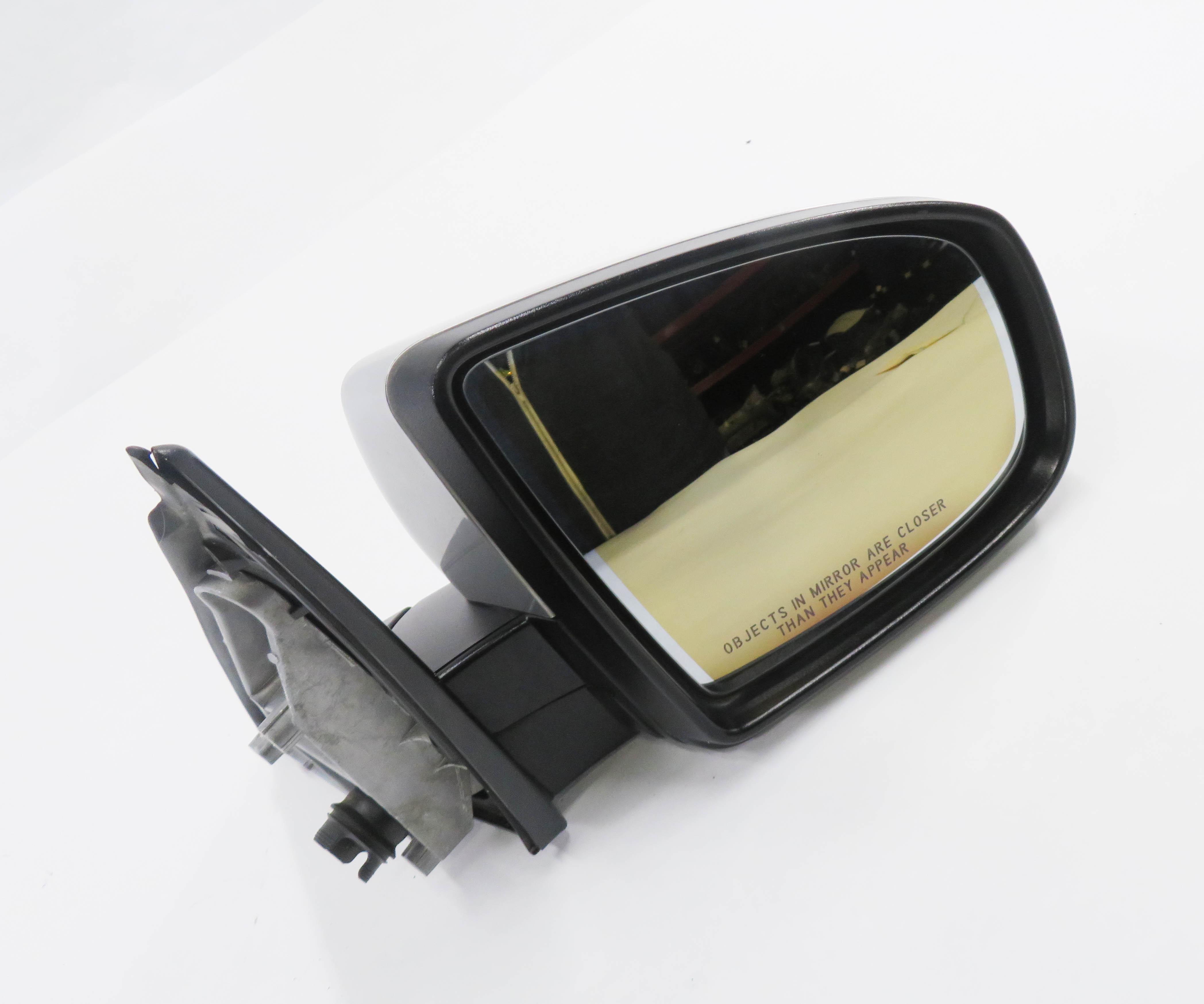 07-13 BMW X5 (E70) RIGHT PASSENGER P-FOLD AUTO DIM HEATED DOOR MIRROR (SILVER) — exact item pictured