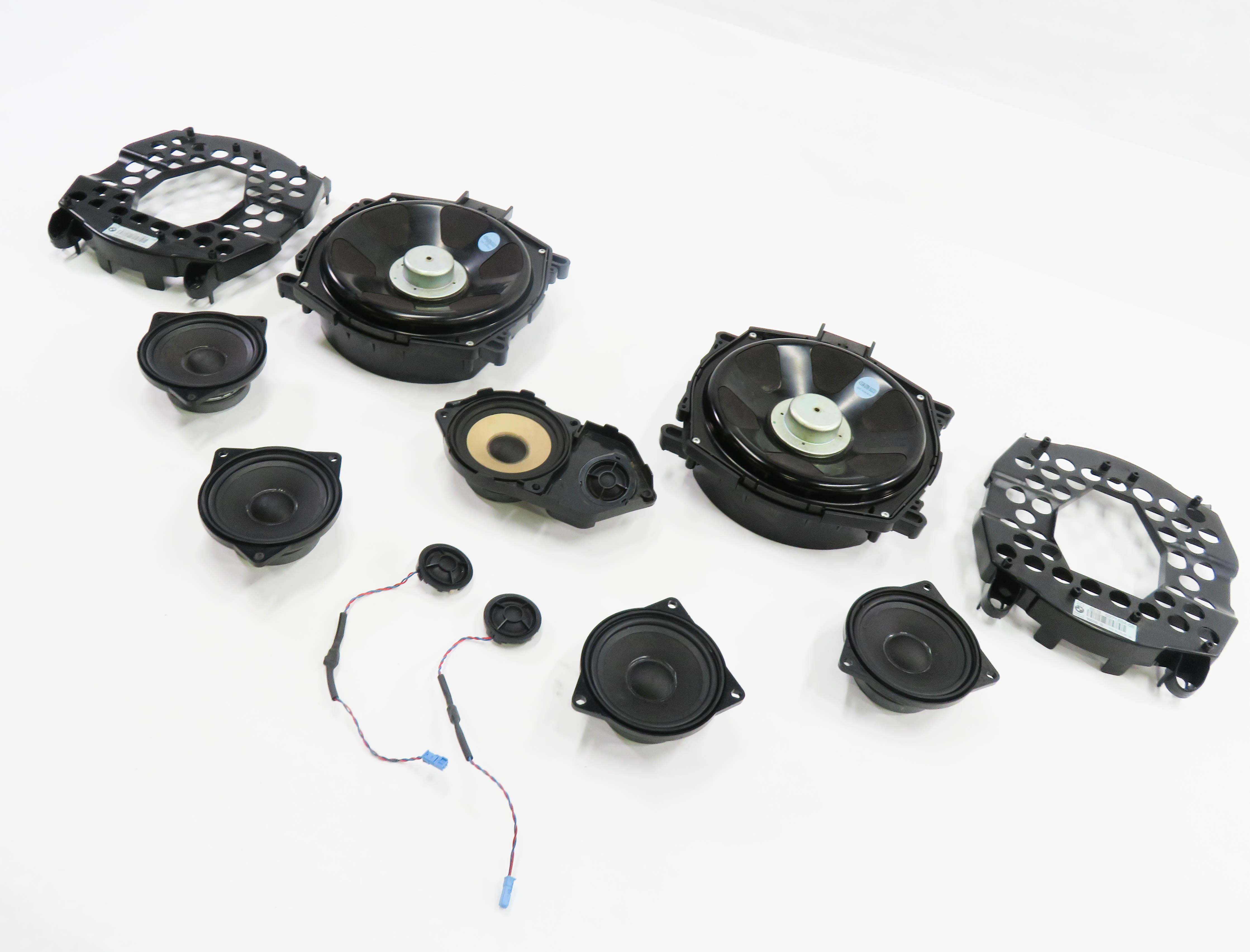 2009 BMW X5 (E70) RADIO STEREO AUDIO SUB SUBWOOFER TWEETER SPEAKER SET-9 — exact item pictured